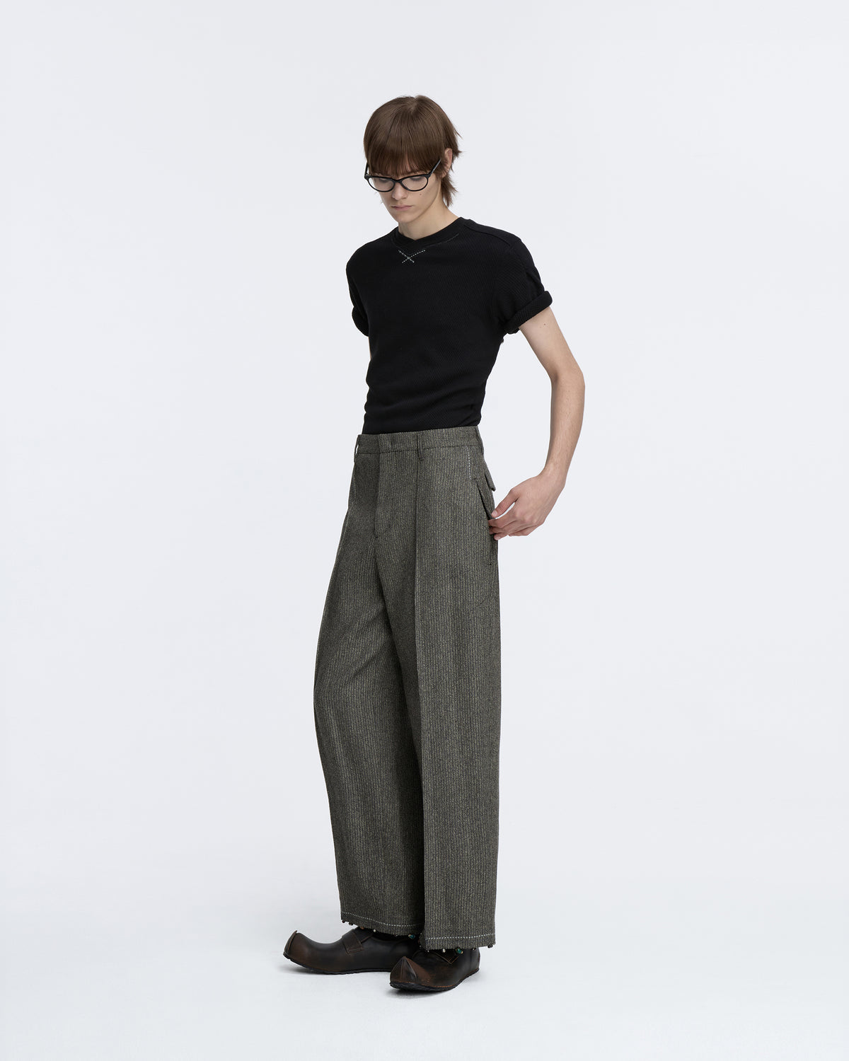 Ader Error - T-shirt Product. 26 (Noir) product image 4 | TRAB K-Fashion Australia
