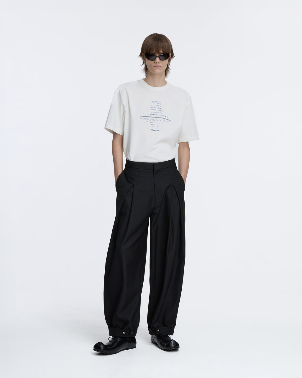 Ader Error - T-shirt Product. 27 (Off White) product image 1 | TRAB K-Fashion Australia