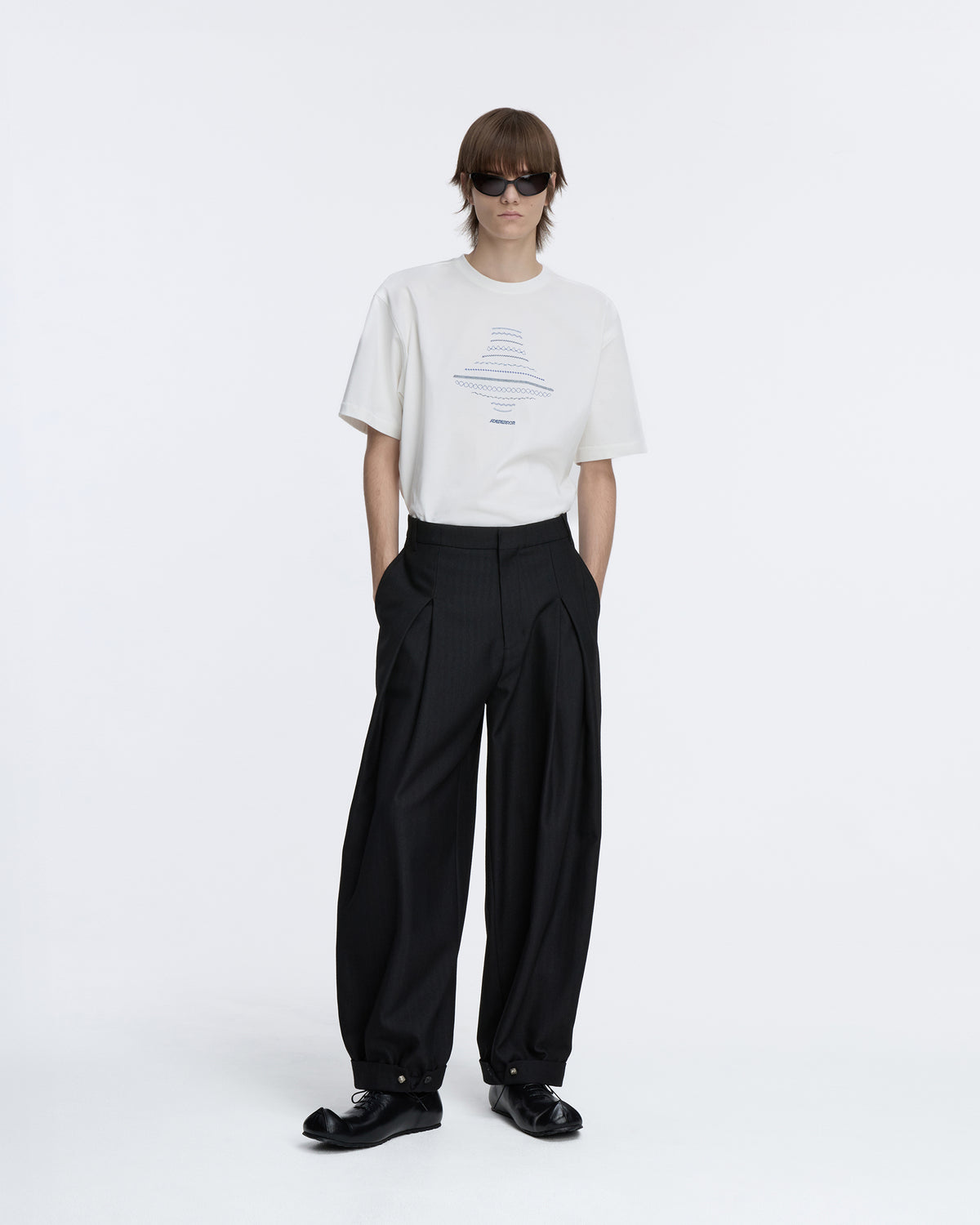 Ader Error - T-shirt Product. 27 (Off White) product image 1 | TRAB K-Fashion Australia