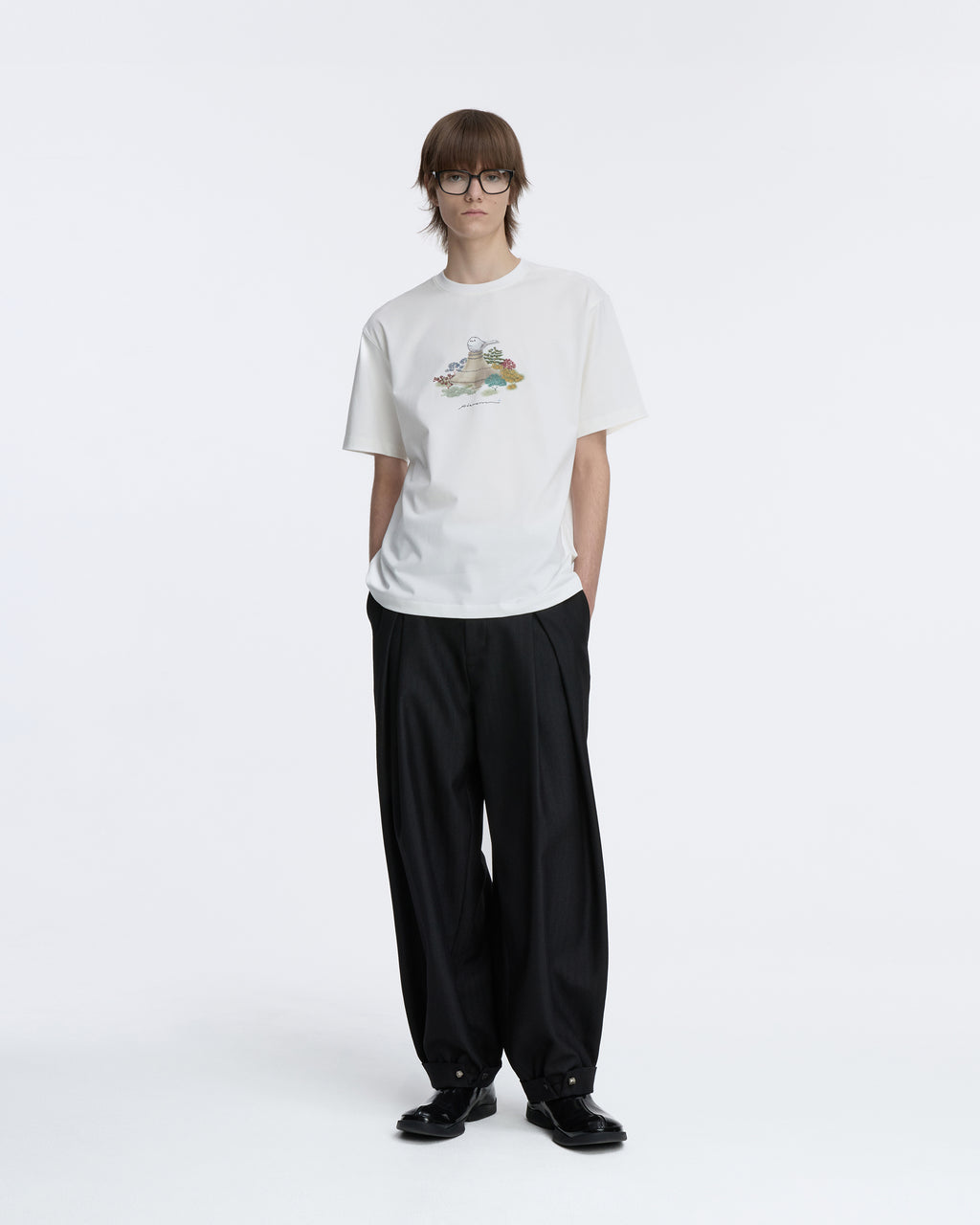 Ader Error - T-shirt Product. 28 (Off White) product image 1 | TRAB K-Fashion Australia