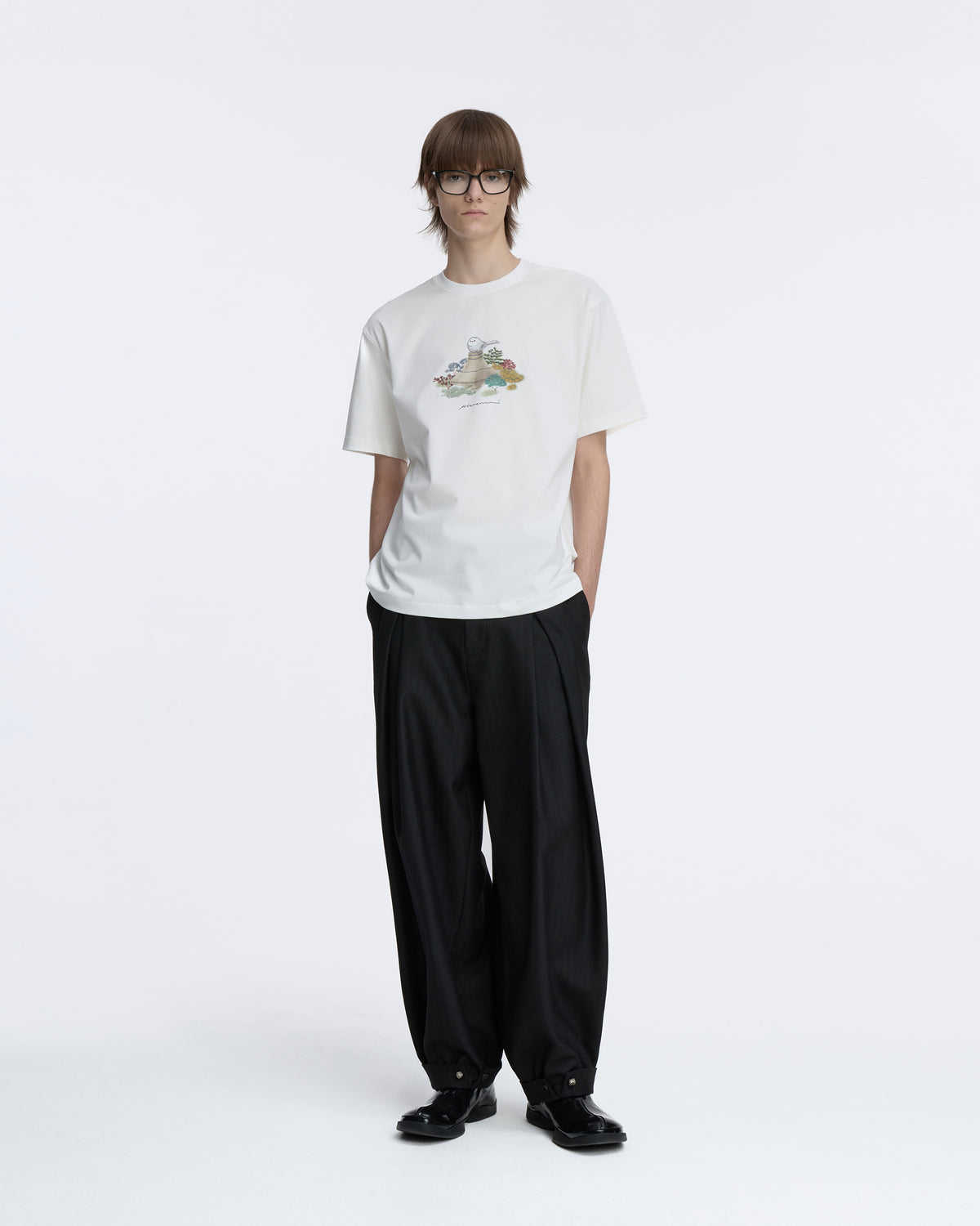 Ader Error - T-shirt Product. 28 (Off White) product image 1 | TRAB K-Fashion Australia