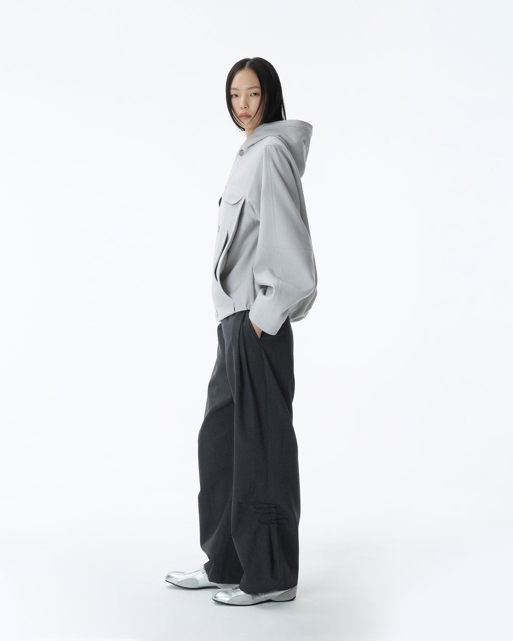 Ader Error - Trousers Product. 56 (Grey) product image 5 | TRAB K-Fashion Australia