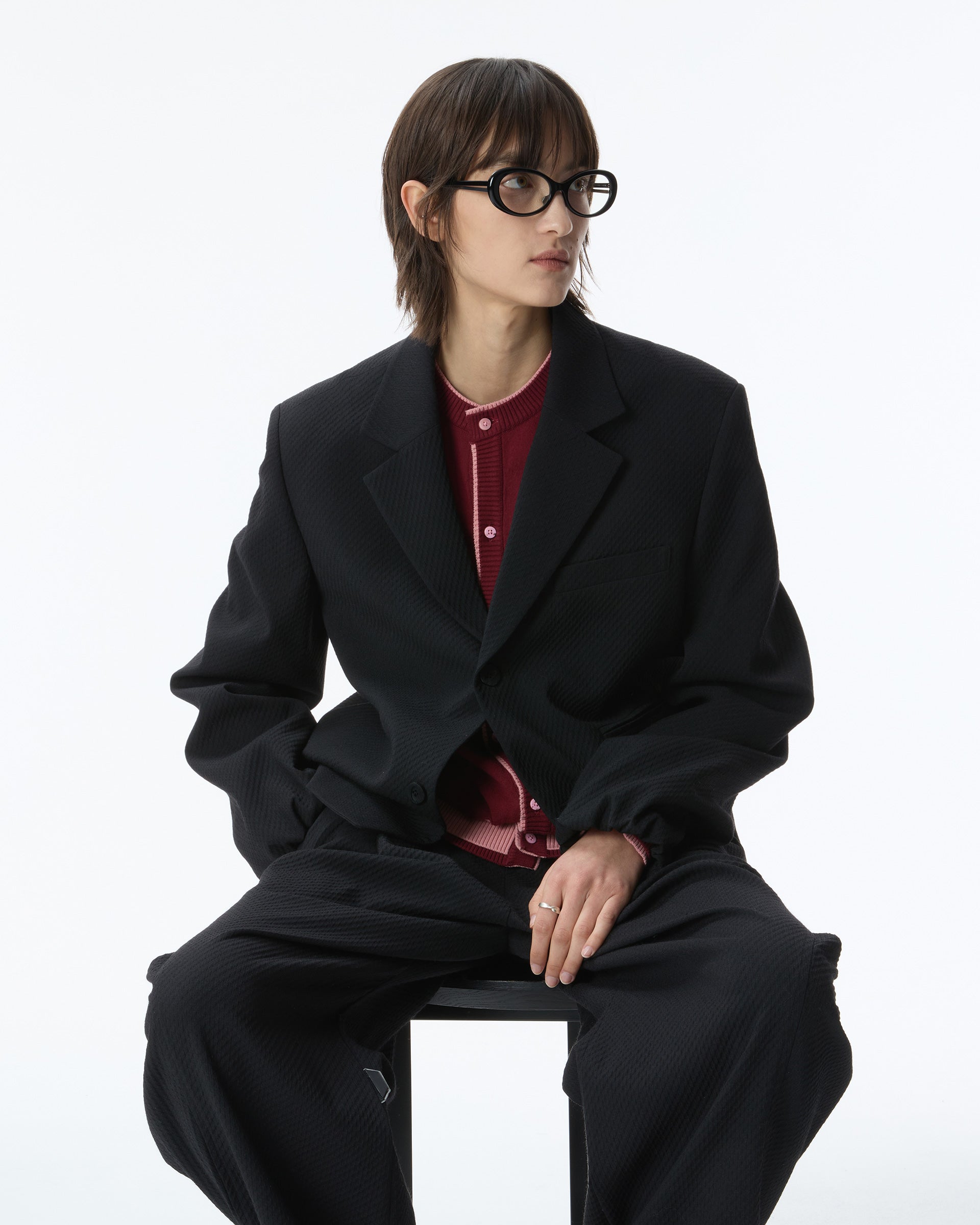 Ader Error - Blazer Product. 1 (Noir) product image 4 | TRAB K-Fashion Australia