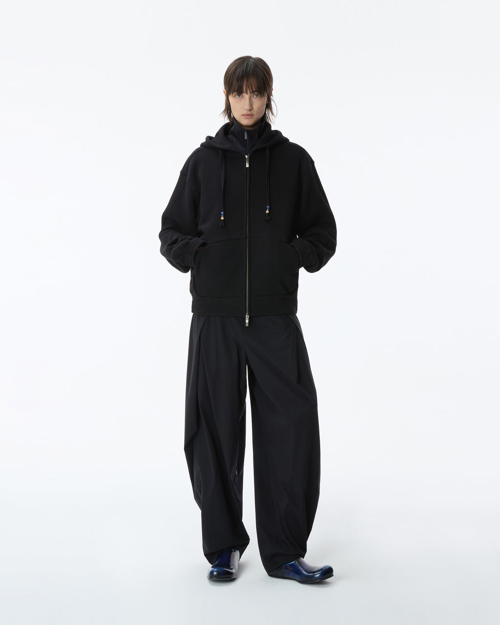 Ader Error - Hoodie zip-up Product. 21 (Noir) product image 1 | TRAB K-Fashion Australia