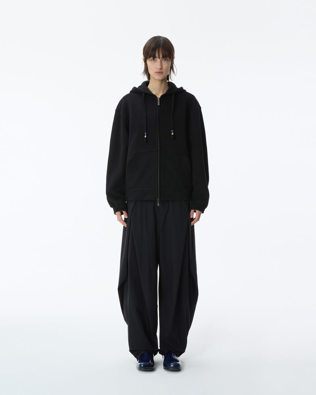 Ader Error - Hoodie zip-up Product. 21 (Noir) product image 2 | TRAB K-Fashion Australia