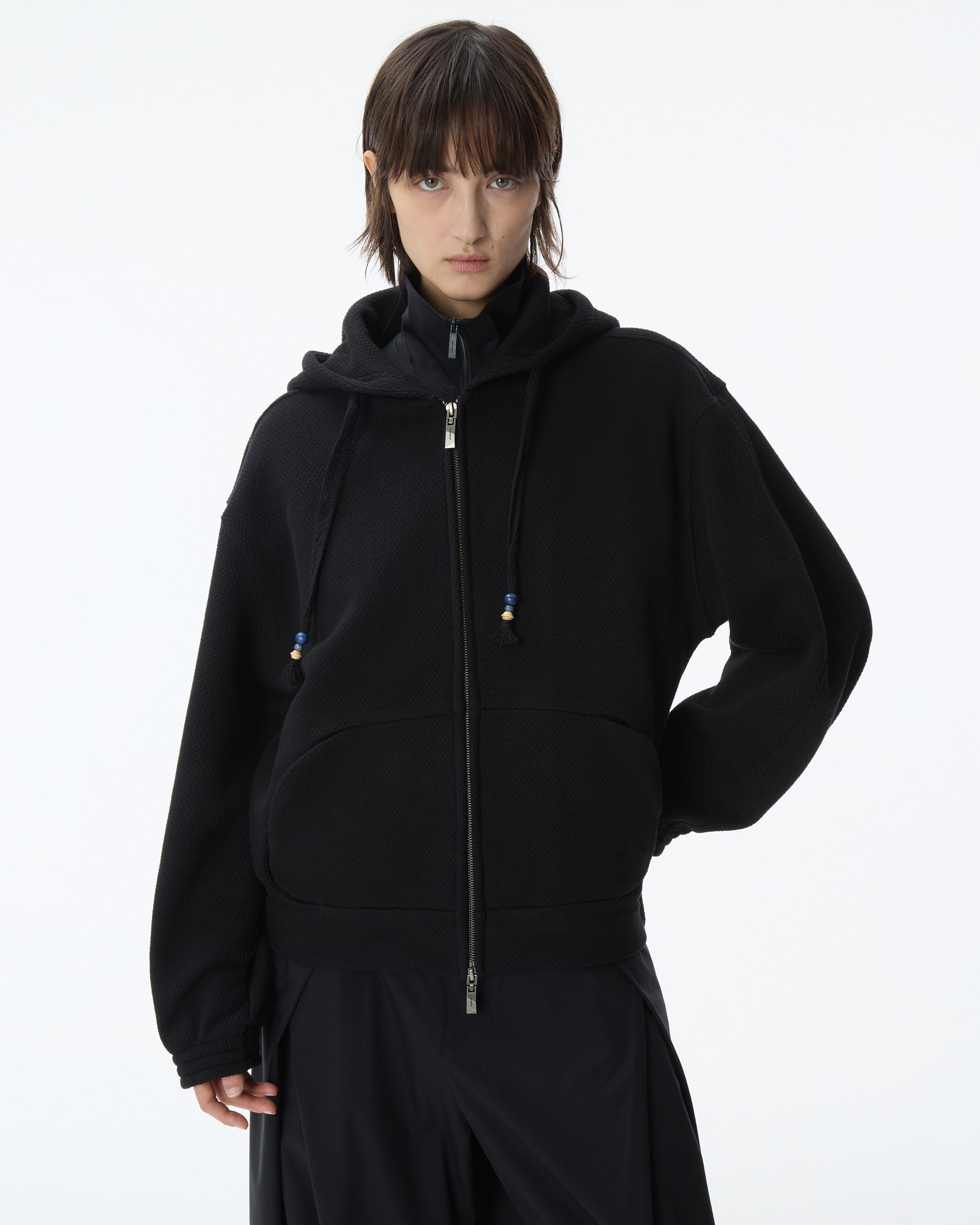 Ader Error - Hoodie zip-up Product. 21 (Noir) product image 5 | TRAB K-Fashion Australia