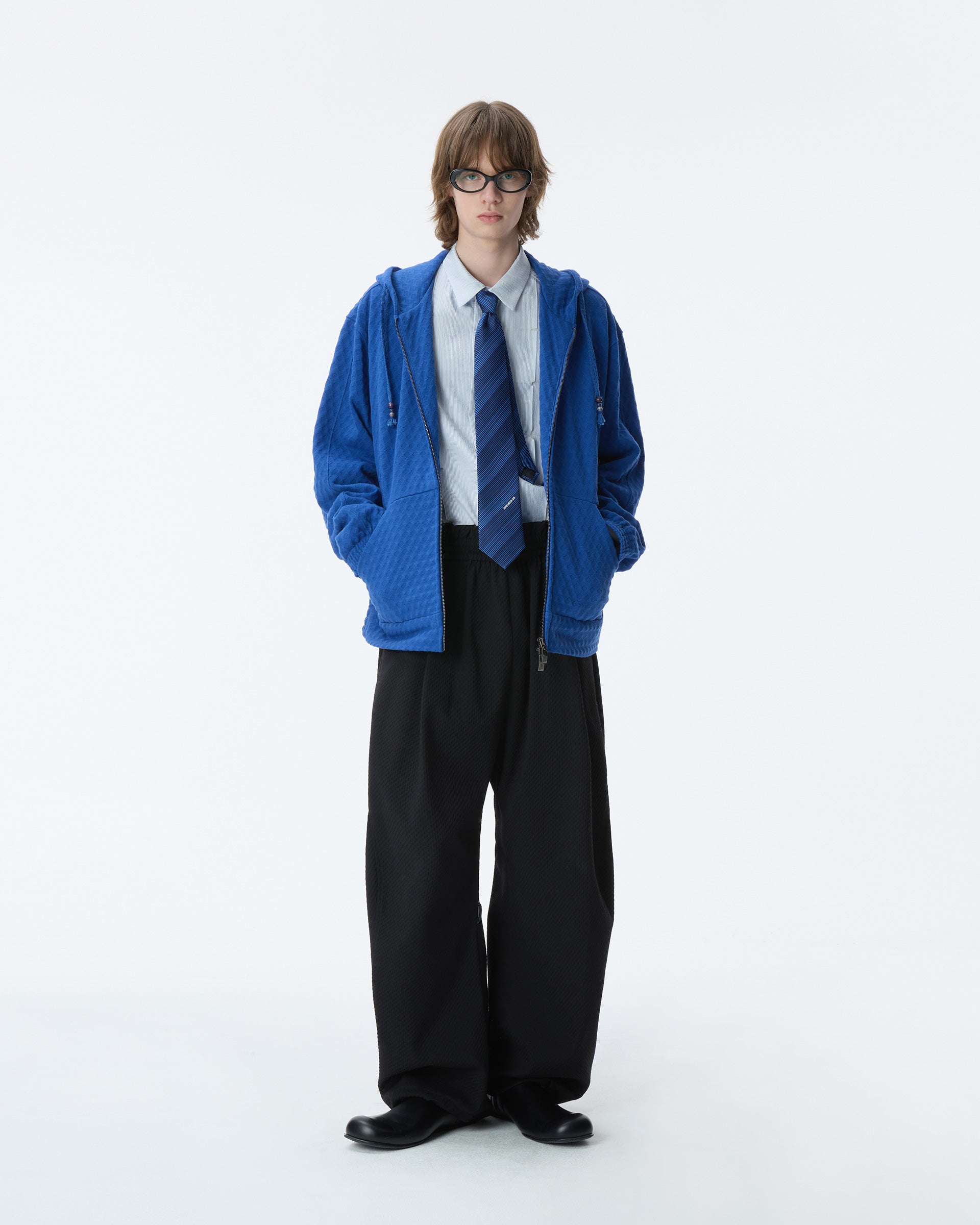 Ader Error - Meadow Hoodie zip-up Product. 21 (Blue) product image 10 | TRAB K-Fashion Australia