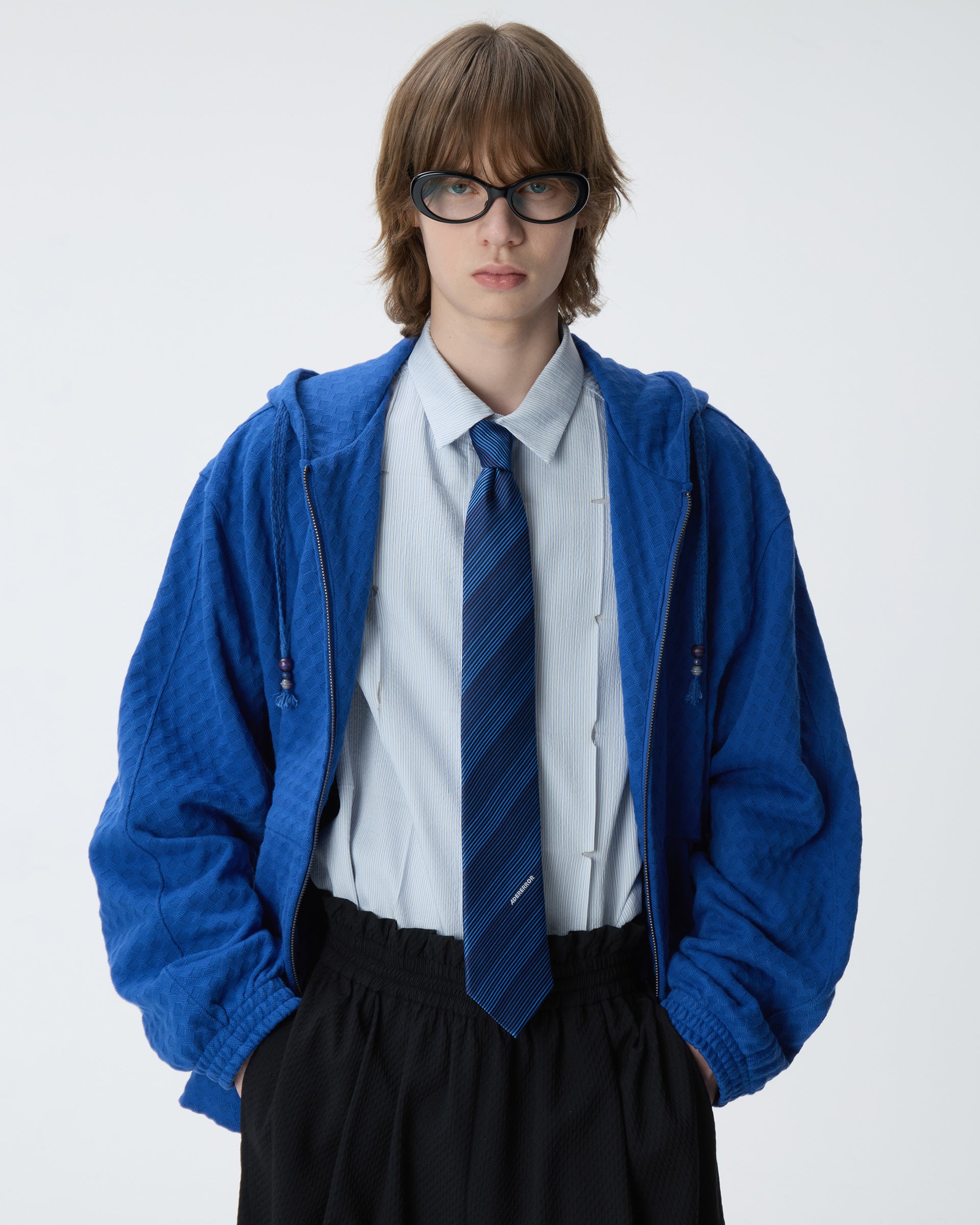 Ader Error - Meadow Hoodie zip-up Product. 21 (Blue) product image 14 | TRAB K-Fashion Australia