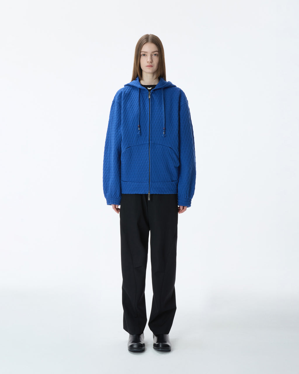 Ader Error - Meadow Hoodie zip-up Product. 21 (Blue) product image 2 | TRAB K-Fashion Australia