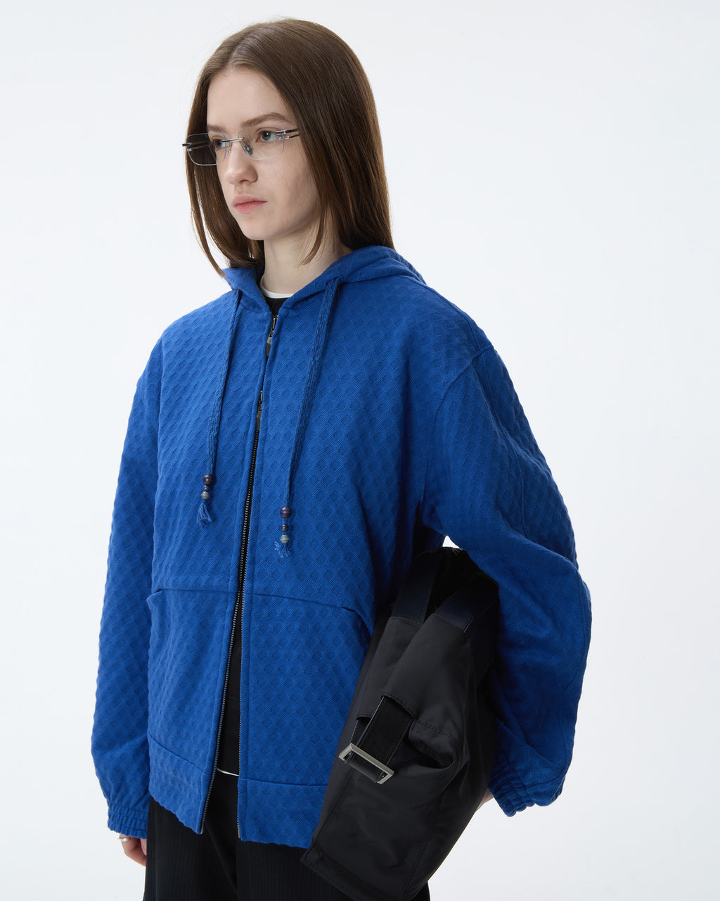 Ader Error - Meadow Hoodie zip-up Product. 21 (Blue) product image 4 | TRAB K-Fashion Australia