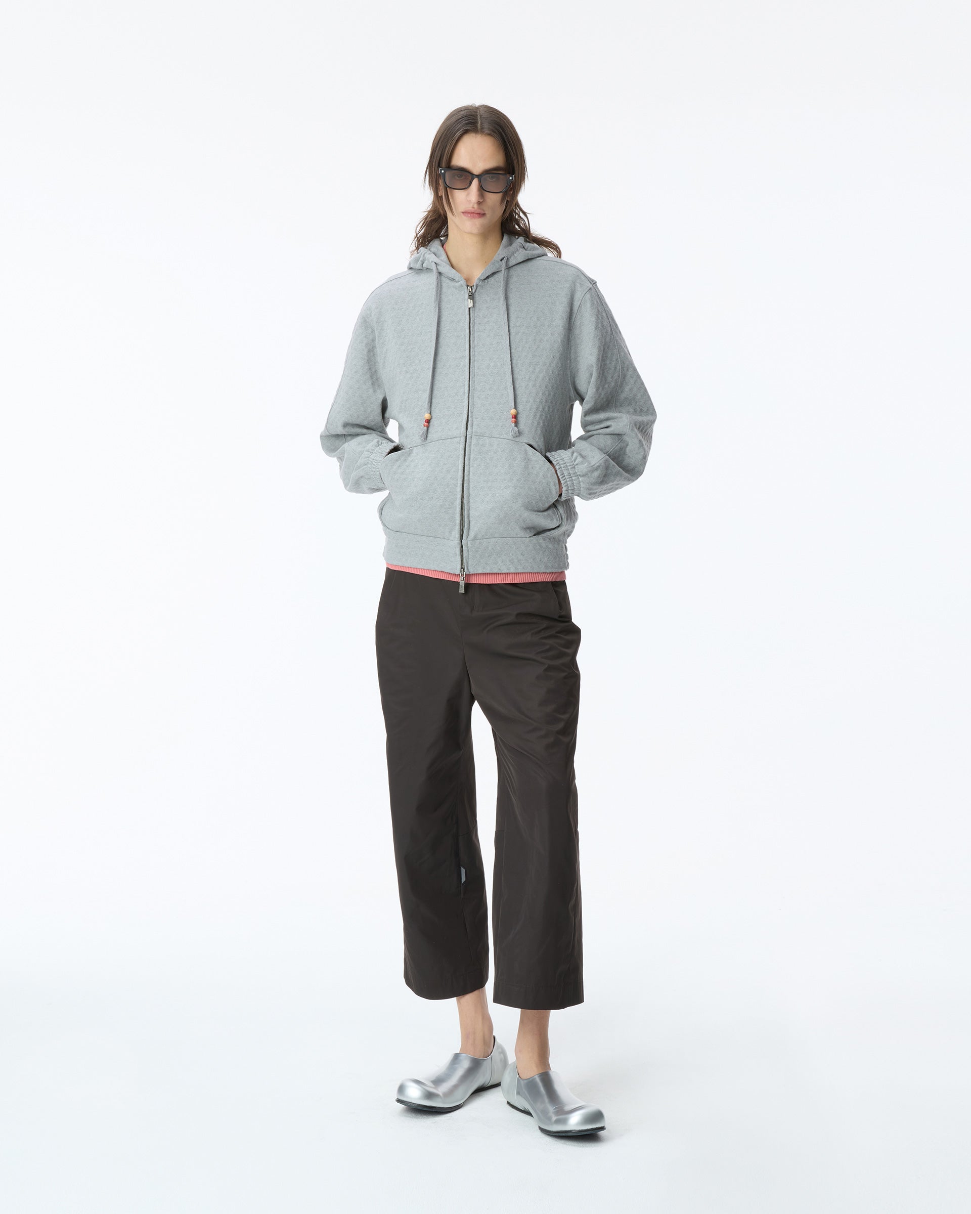 Ader Error - Meadow Hoodie zip-up Product. 21 (Grey) product image 10 | TRAB K-Fashion Australia