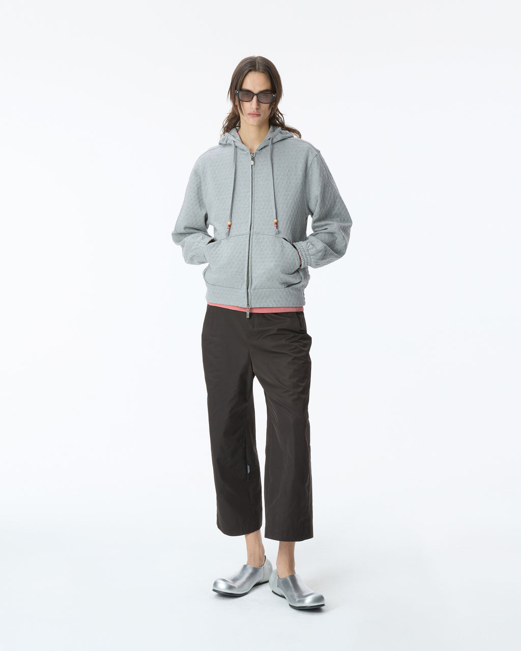 Ader Error - Meadow Hoodie zip-up Product. 21 (Grey) product image 10 | TRAB K-Fashion Australia