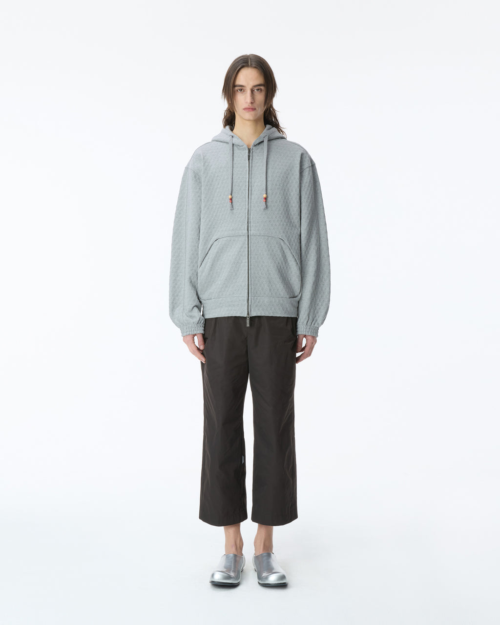Ader Error - Meadow Hoodie zip-up Product. 21 (Grey) product image 11 | TRAB K-Fashion Australia