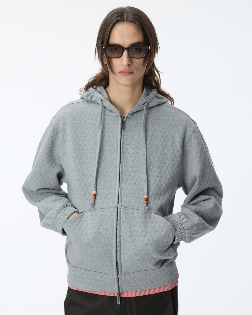 Ader Error - Meadow Hoodie zip-up Product. 21 (Grey) product image 13 | TRAB K-Fashion Australia