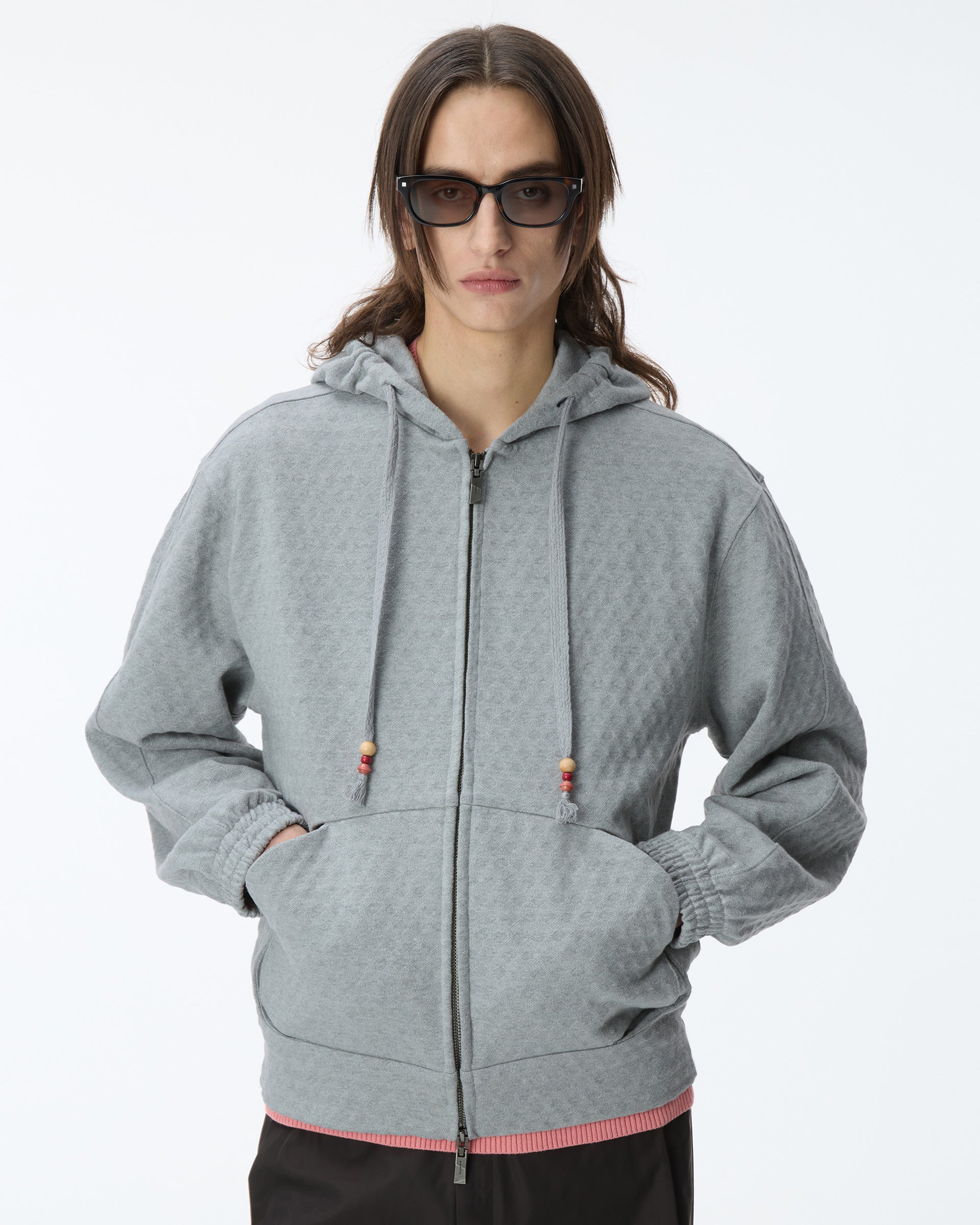Ader Error - Meadow Hoodie zip-up Product. 21 (Grey) product image 13 | TRAB K-Fashion Australia