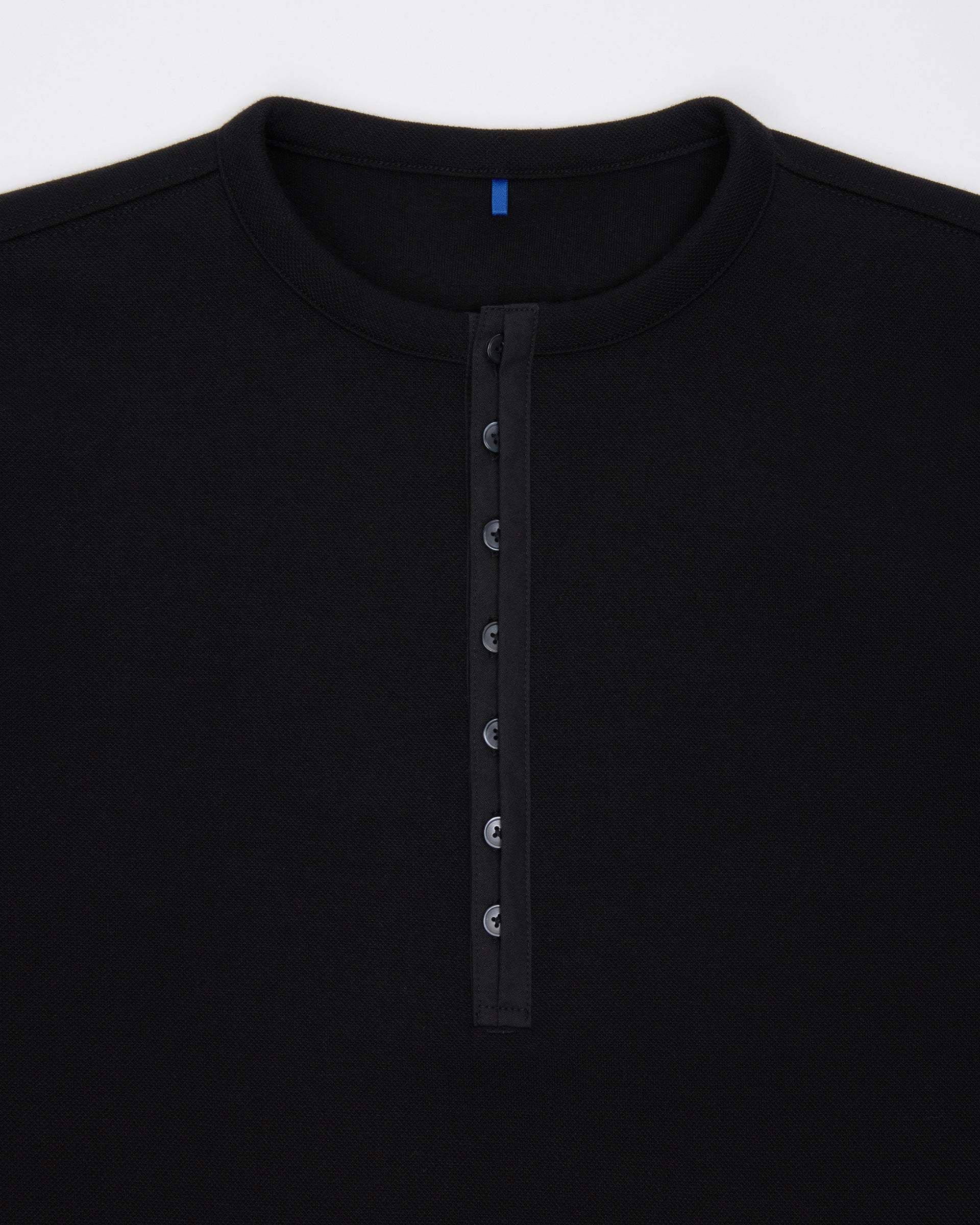 Ader Error - Henley Neck  LS T-shirt Product. 22 (Noir) product image 4 | TRAB K-Fashion Australia