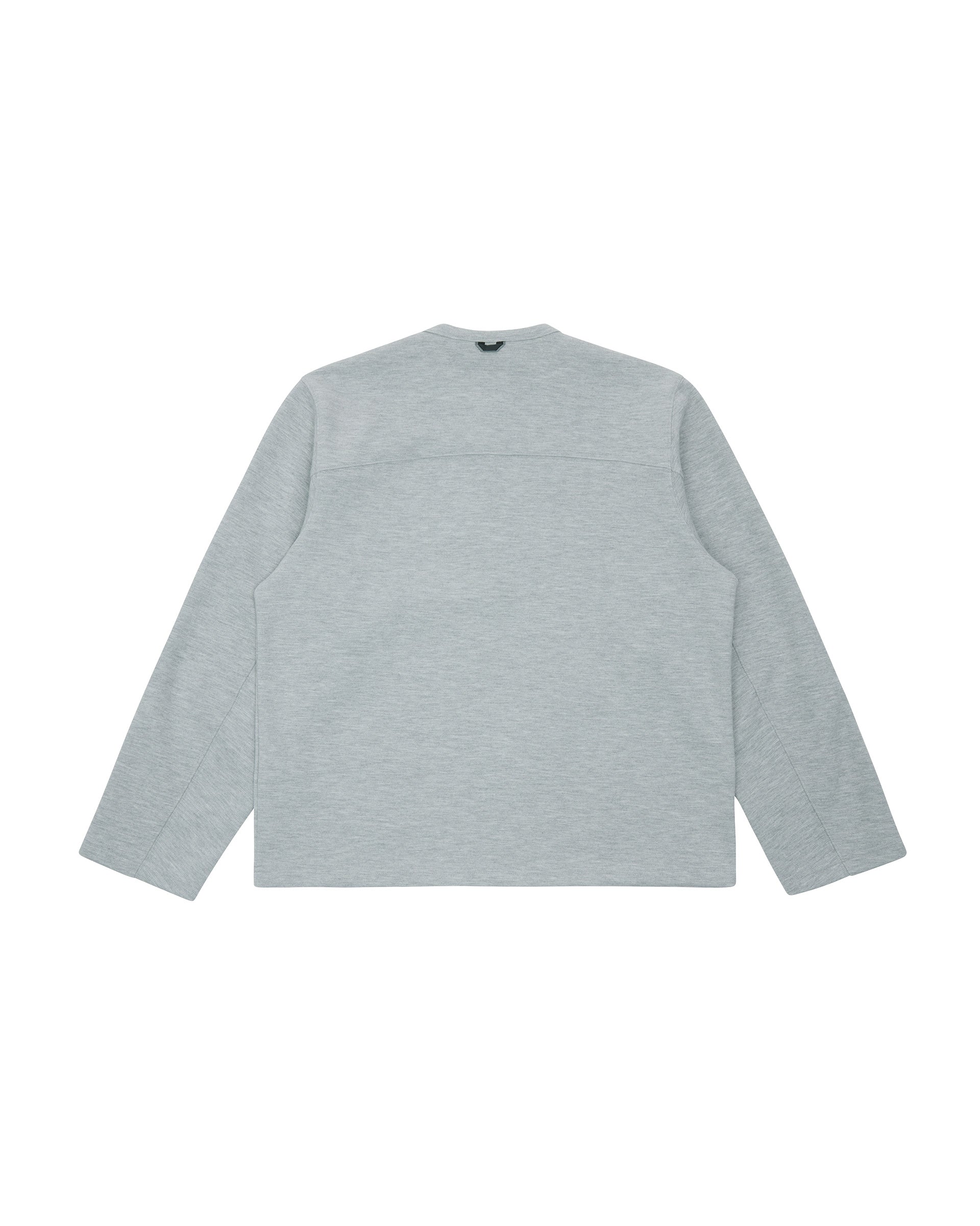 Ader Error - Henley Neck  LS T-shirt Product. 22 (Grey) product image 9 | TRAB K-Fashion Australia