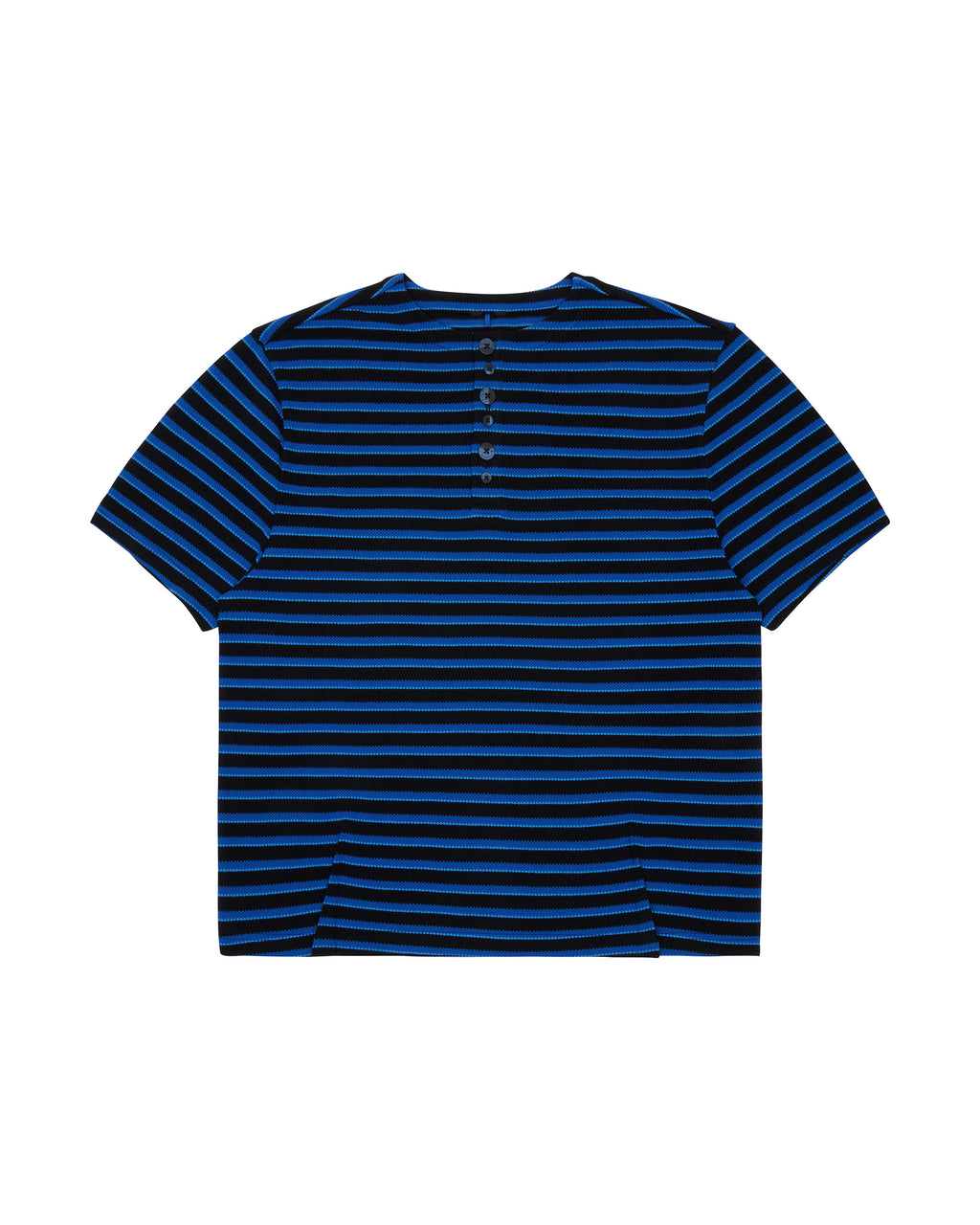 Ader Error - Henley Neck  T-shirt Product. 23 (Noir) product image 7 | TRAB K-Fashion Australia