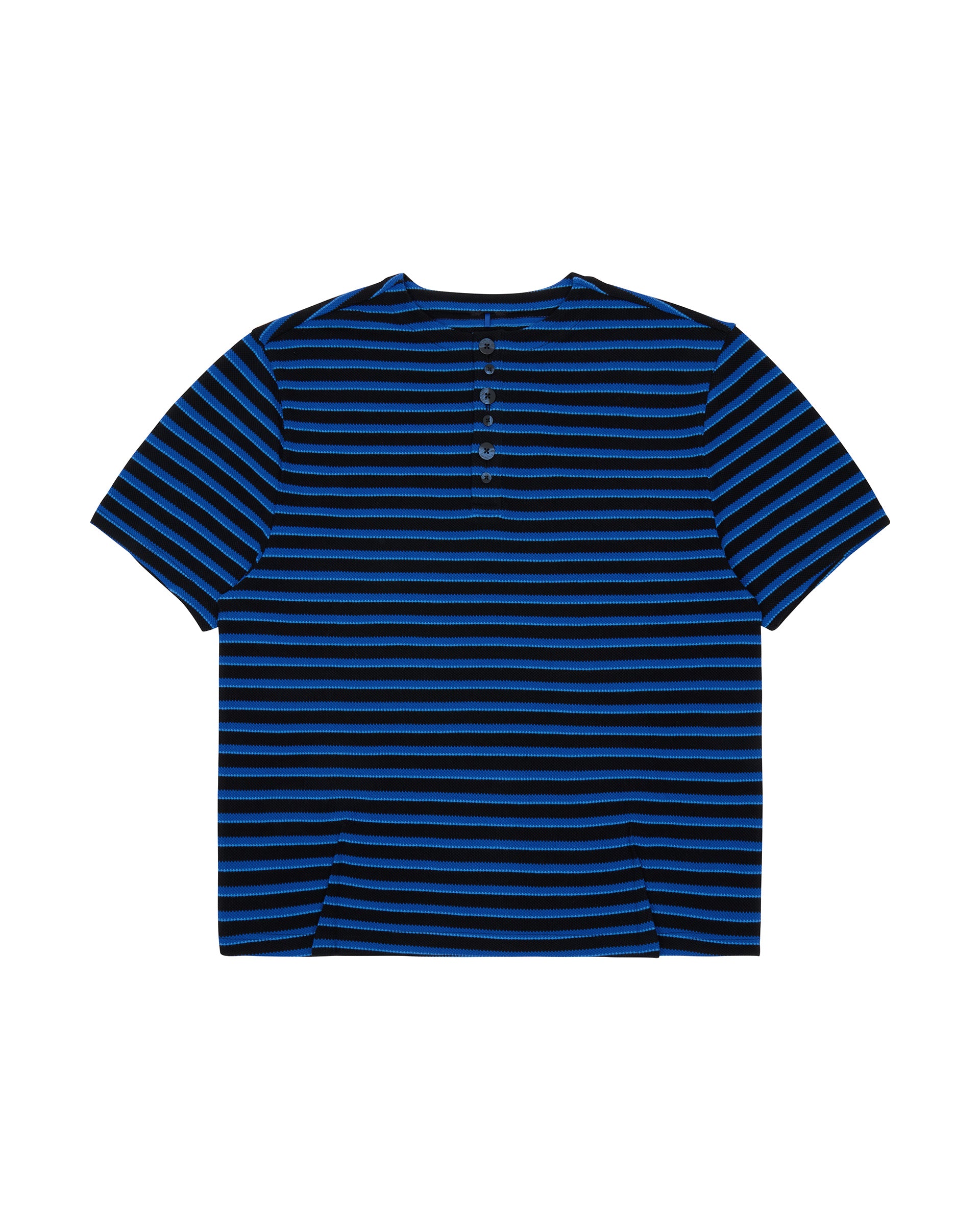 Ader Error - Henley Neck  T-shirt Product. 23 (Noir) product image 7 | TRAB K-Fashion Australia