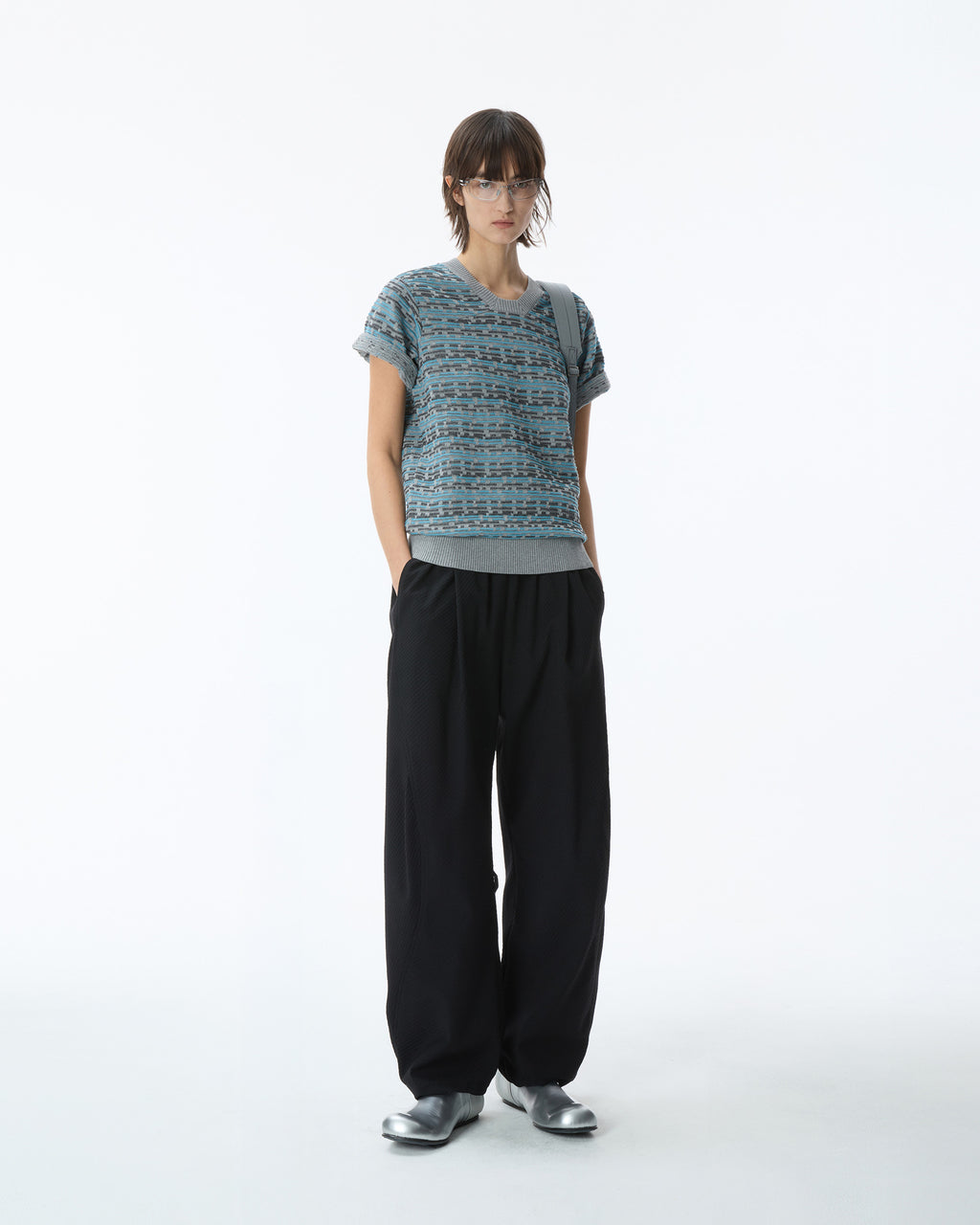 Ader Error - Half Sleeve Knit Product. 26 (Grey) product image 1 | TRAB K-Fashion Australia