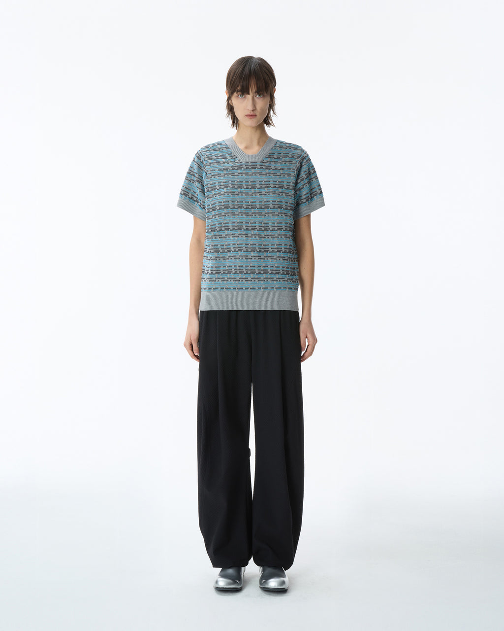 Ader Error - Half Sleeve Knit Product. 26 (Grey) product image 2 | TRAB K-Fashion Australia