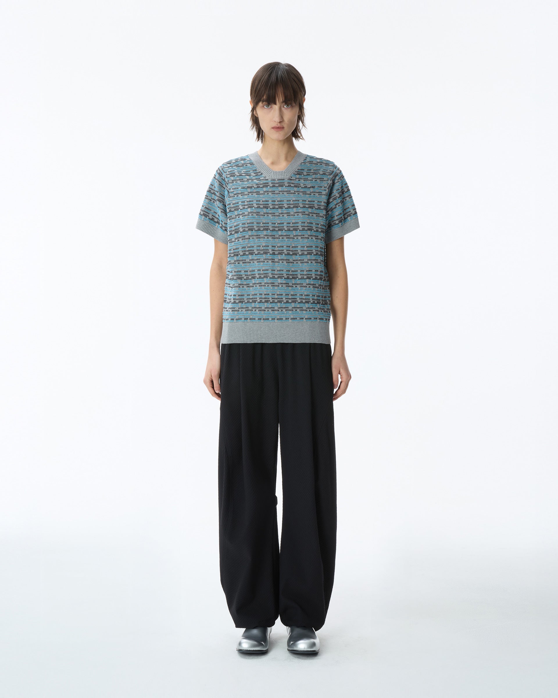 Ader Error - Half Sleeve Knit Product. 26 (Grey) product image 2 | TRAB K-Fashion Australia
