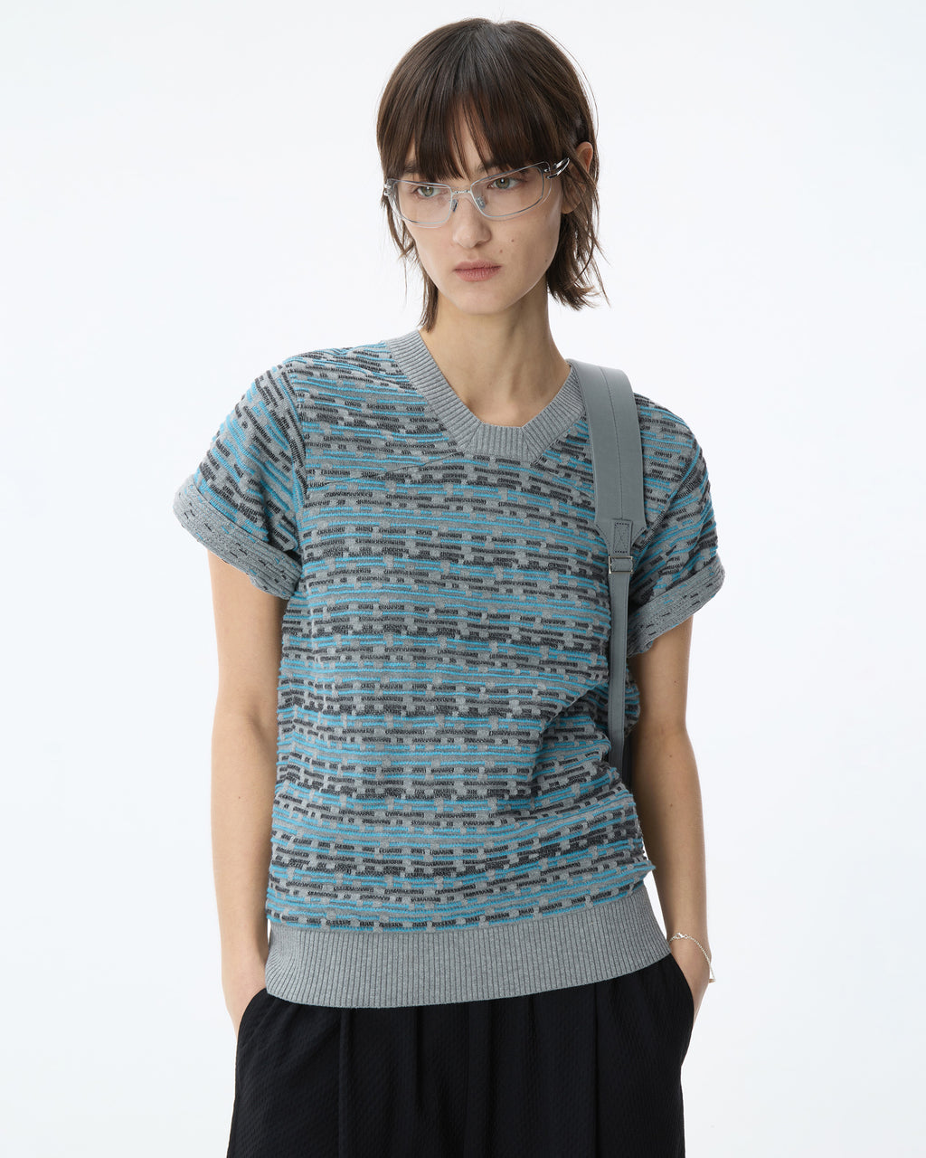Ader Error - Half Sleeve Knit Product. 26 (Grey) product image 4 | TRAB K-Fashion Australia