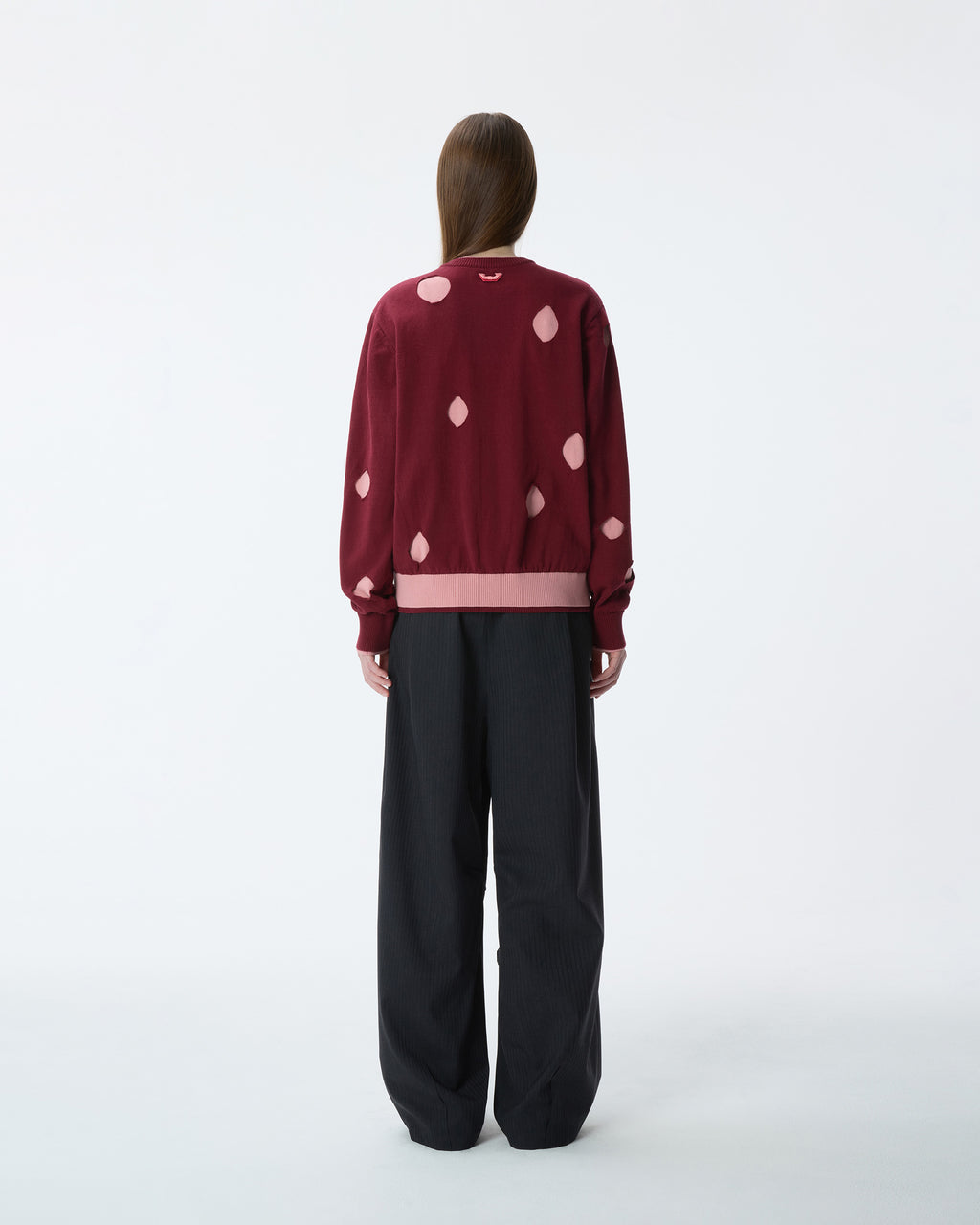 Ader Error - Cardigan Product. 27 (Burgundy) product image 3 | TRAB K-Fashion Australia