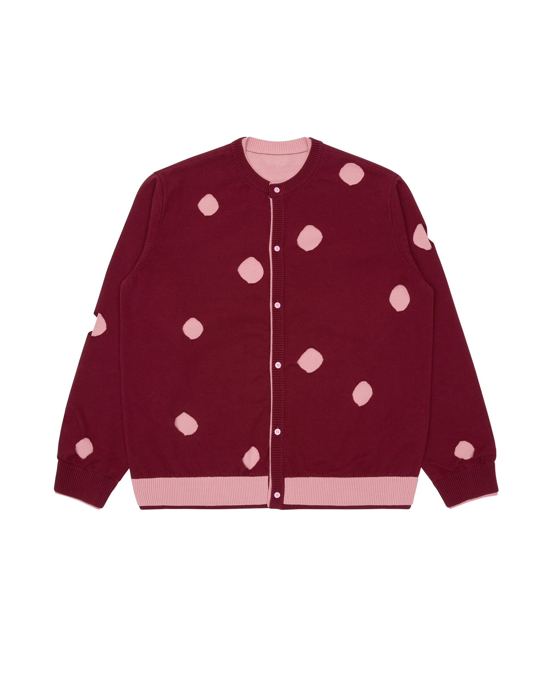 Ader Error - Cardigan Product. 27 (Burgundy) product image 6 | TRAB K-Fashion Australia