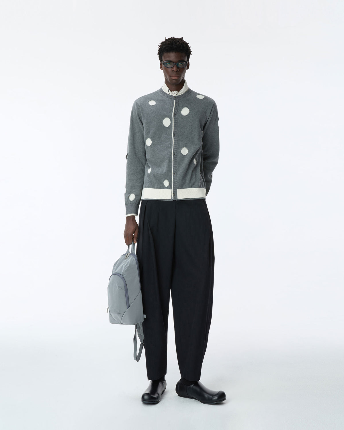 Ader Error - Cardigan Product. 27 (Grey) product image 1 | TRAB K-Fashion Australia