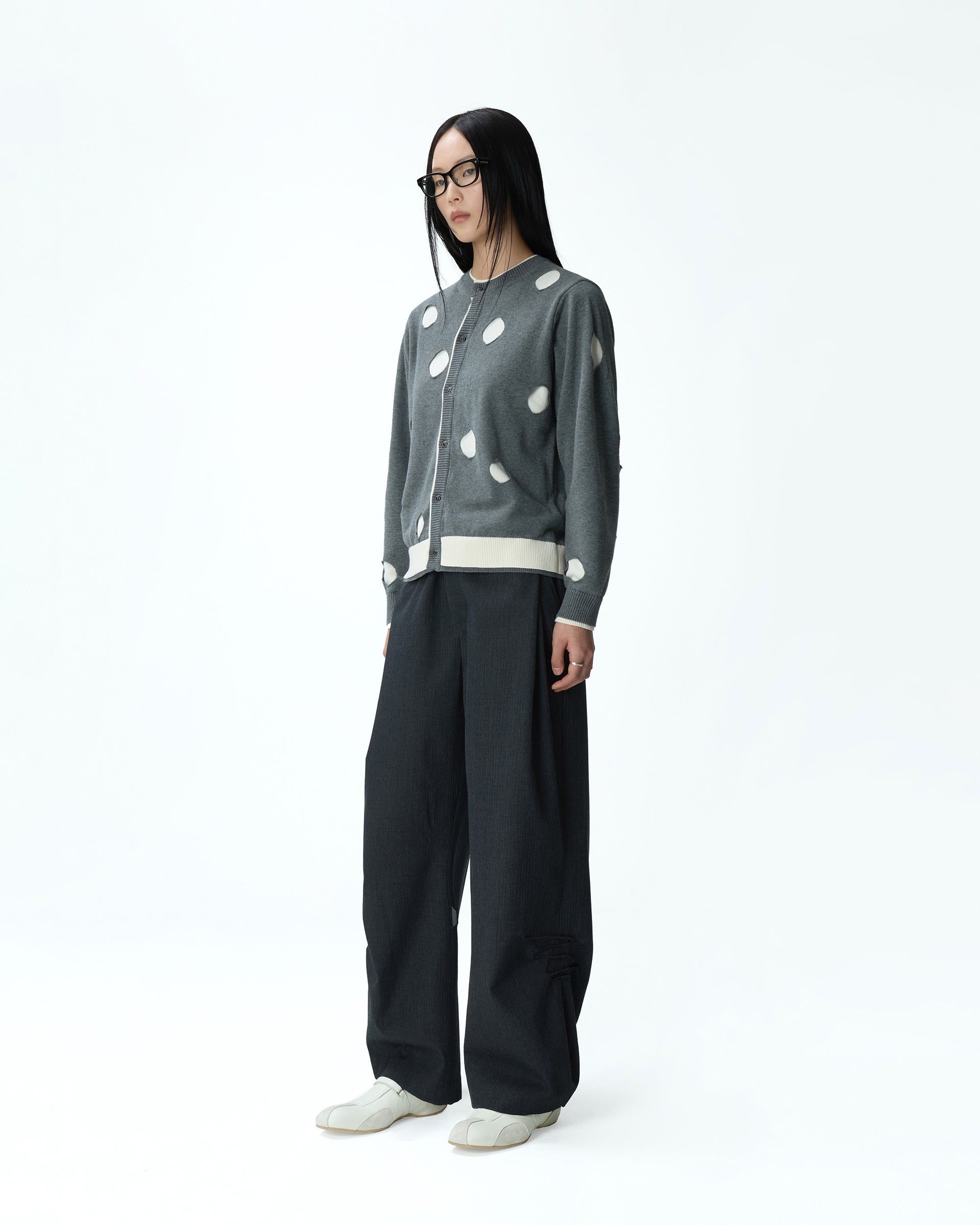 Ader Error - Cardigan Product. 27 (Grey) product image 4 | TRAB K-Fashion Australia