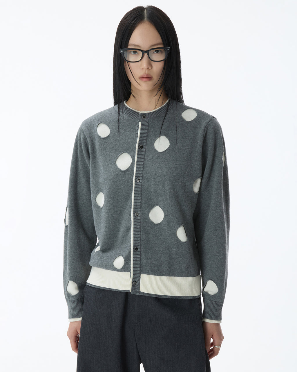 Ader Error - Cardigan Product. 27 (Grey) product image 9 | TRAB K-Fashion Australia
