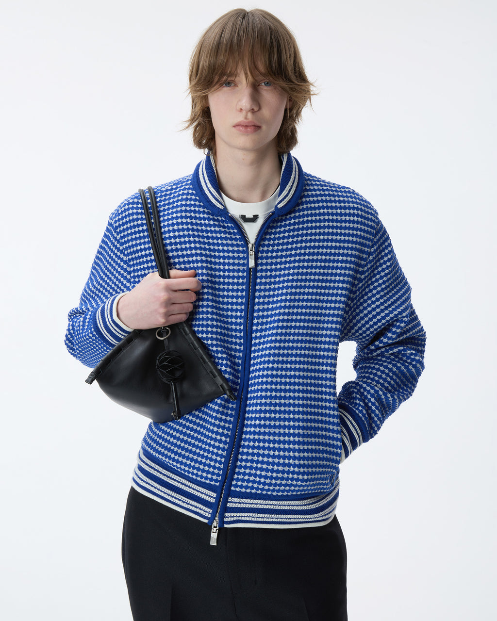 Ader Error - Knit zip-up Product. 28 (Blue) product image 13 | TRAB K-Fashion Australia