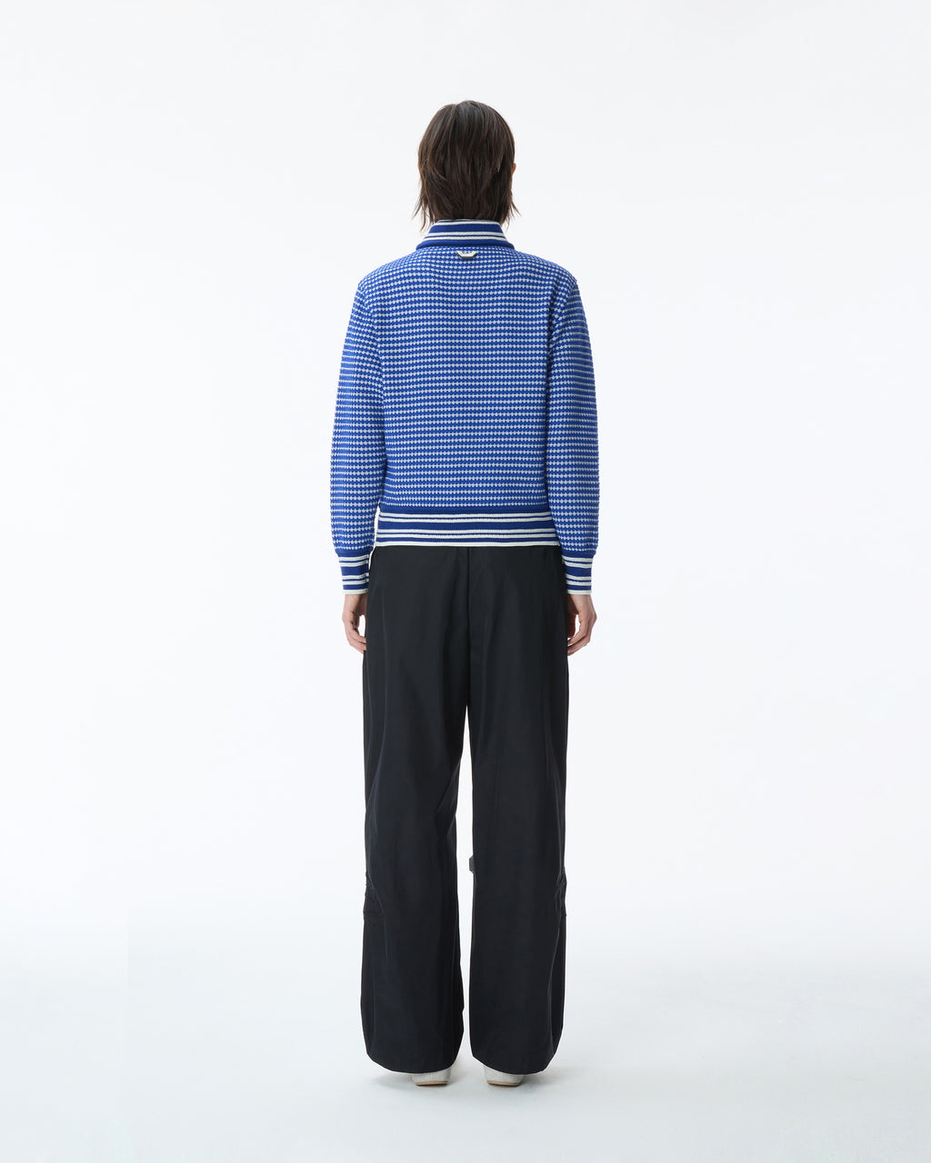 Ader Error - Knit zip-up Product. 28 (Blue) product image 3 | TRAB K-Fashion Australia