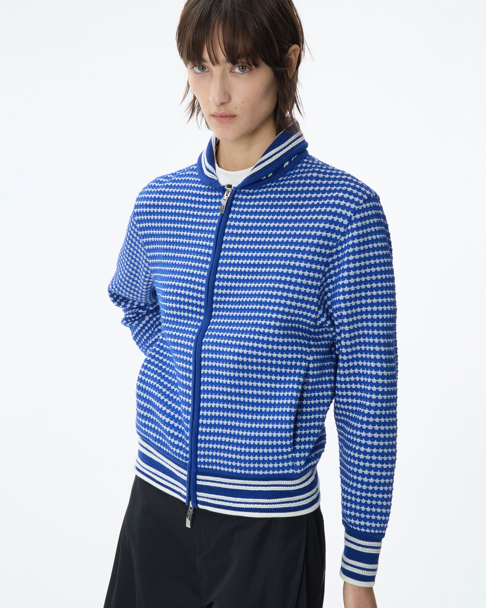 Ader Error - Knit zip-up Product. 28 (Blue) product image 5 | TRAB K-Fashion Australia