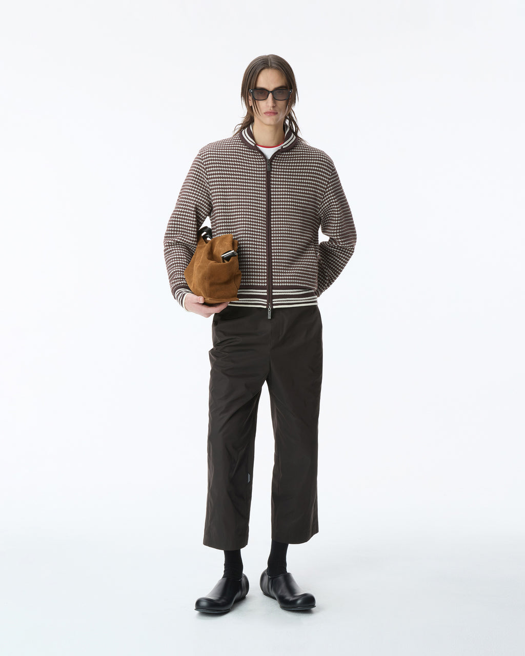 Ader Error - Knit zip-up Product. 28 (Brown) product image 9 | TRAB K-Fashion Australia