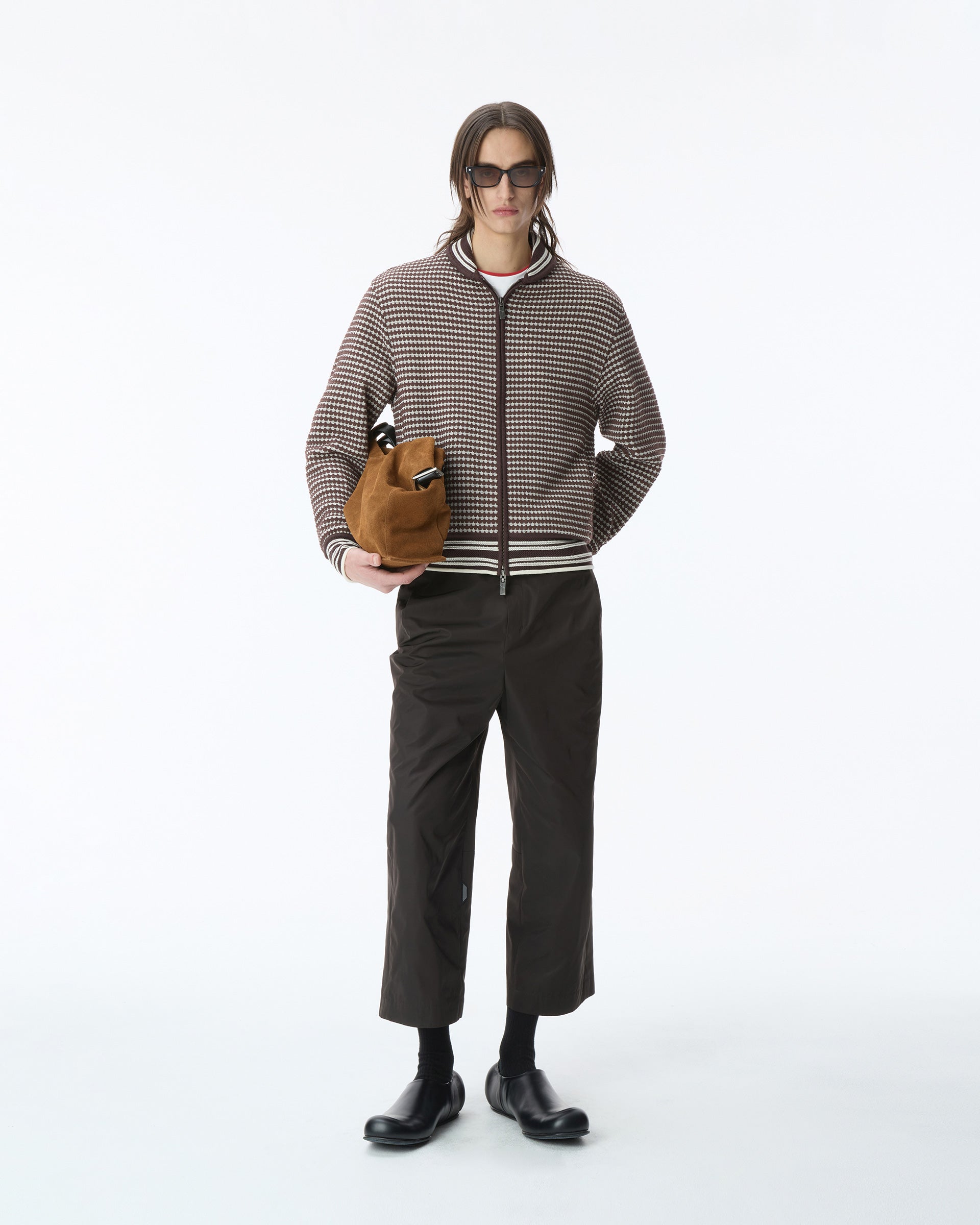 Ader Error - Knit zip-up Product. 28 (Brown) product image 9 | TRAB K-Fashion Australia