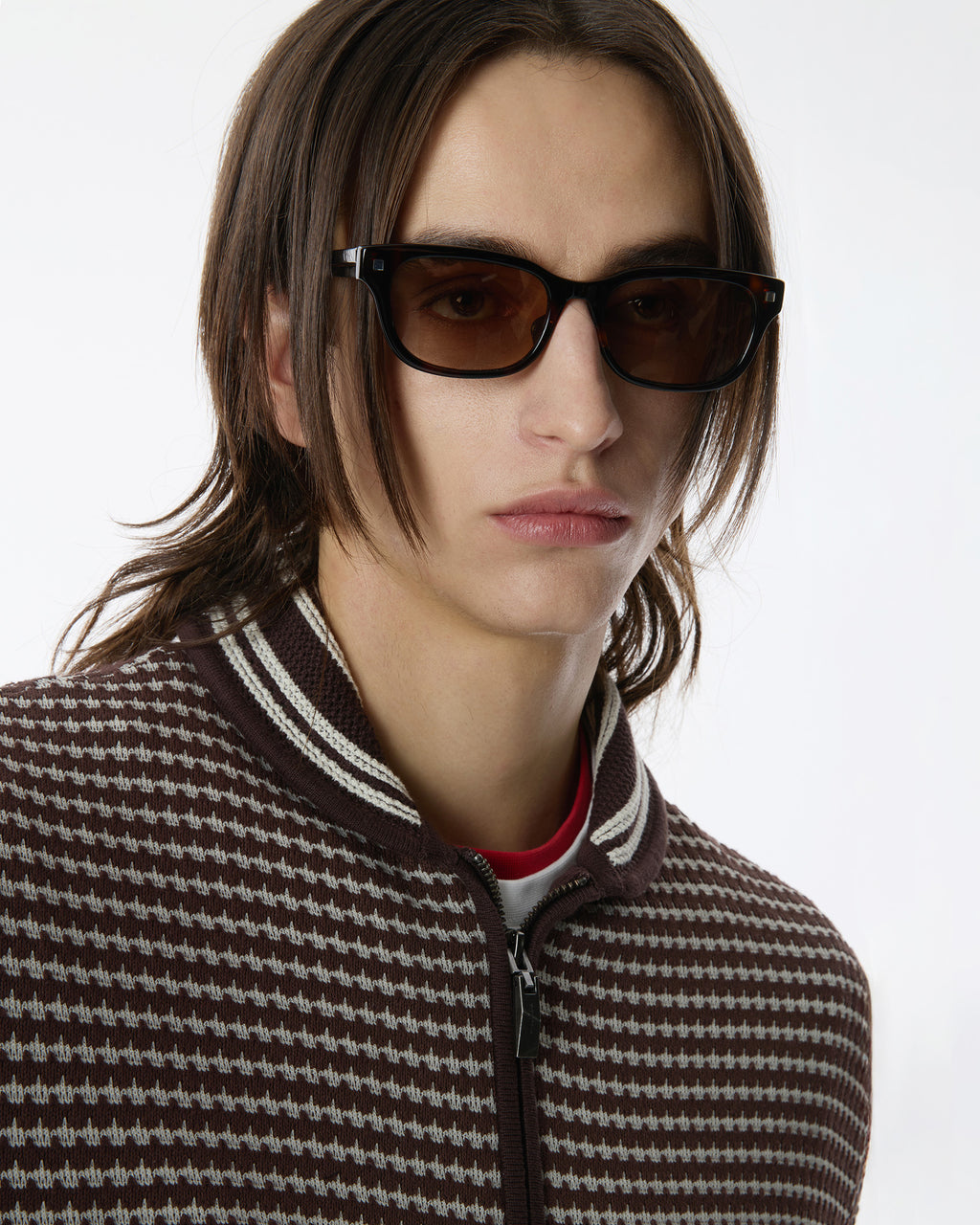 Ader Error - Knit zip-up Product. 28 (Brown) product image 14 | TRAB K-Fashion Australia