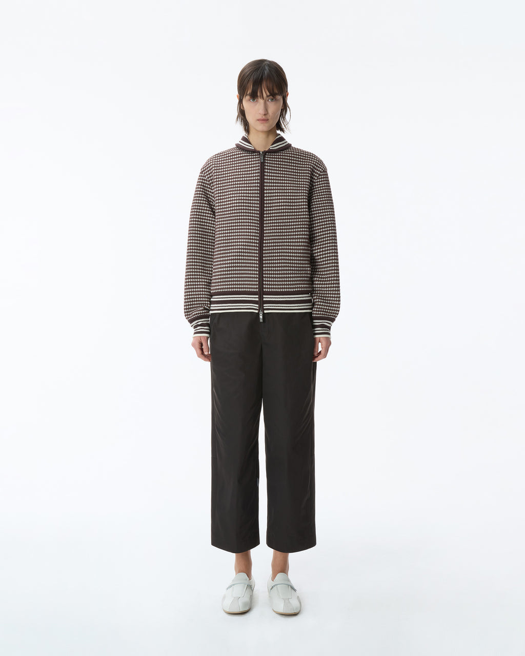 Ader Error - Knit zip-up Product. 28 (Brown) product image 2 | TRAB K-Fashion Australia