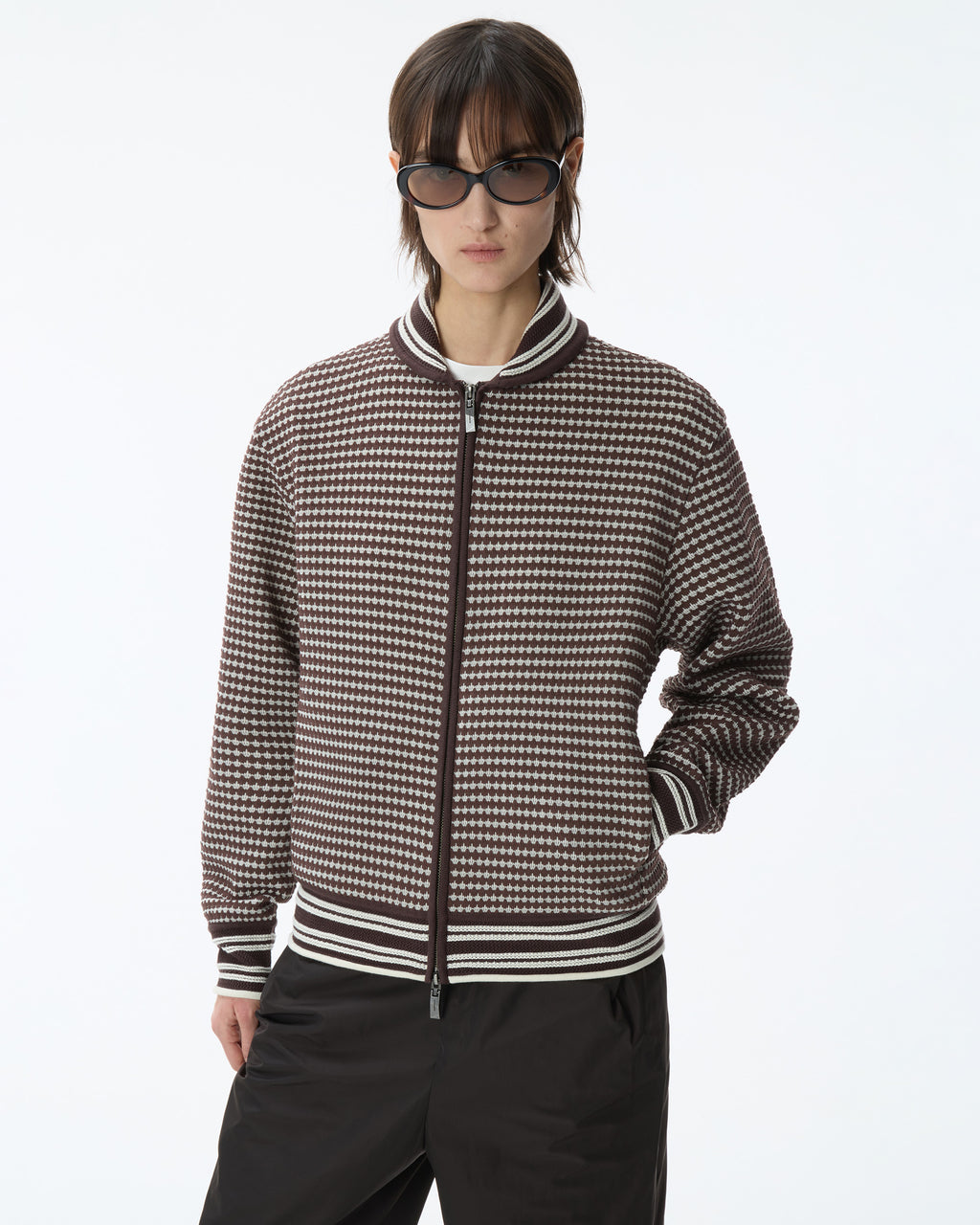 Ader Error - Knit zip-up Product. 28 (Brown) product image 4 | TRAB K-Fashion Australia