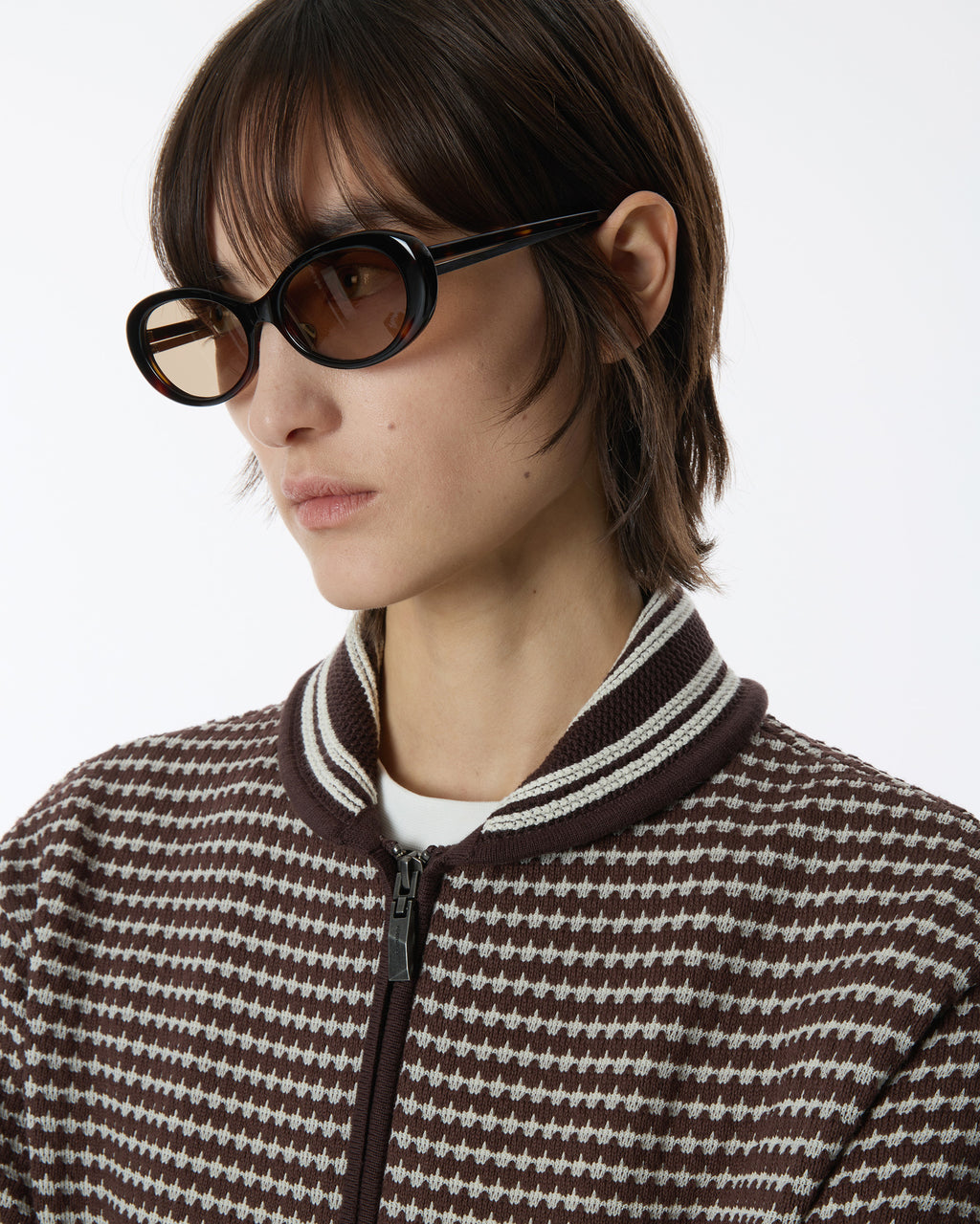 Ader Error - Knit zip-up Product. 28 (Brown) product image 5 | TRAB K-Fashion Australia