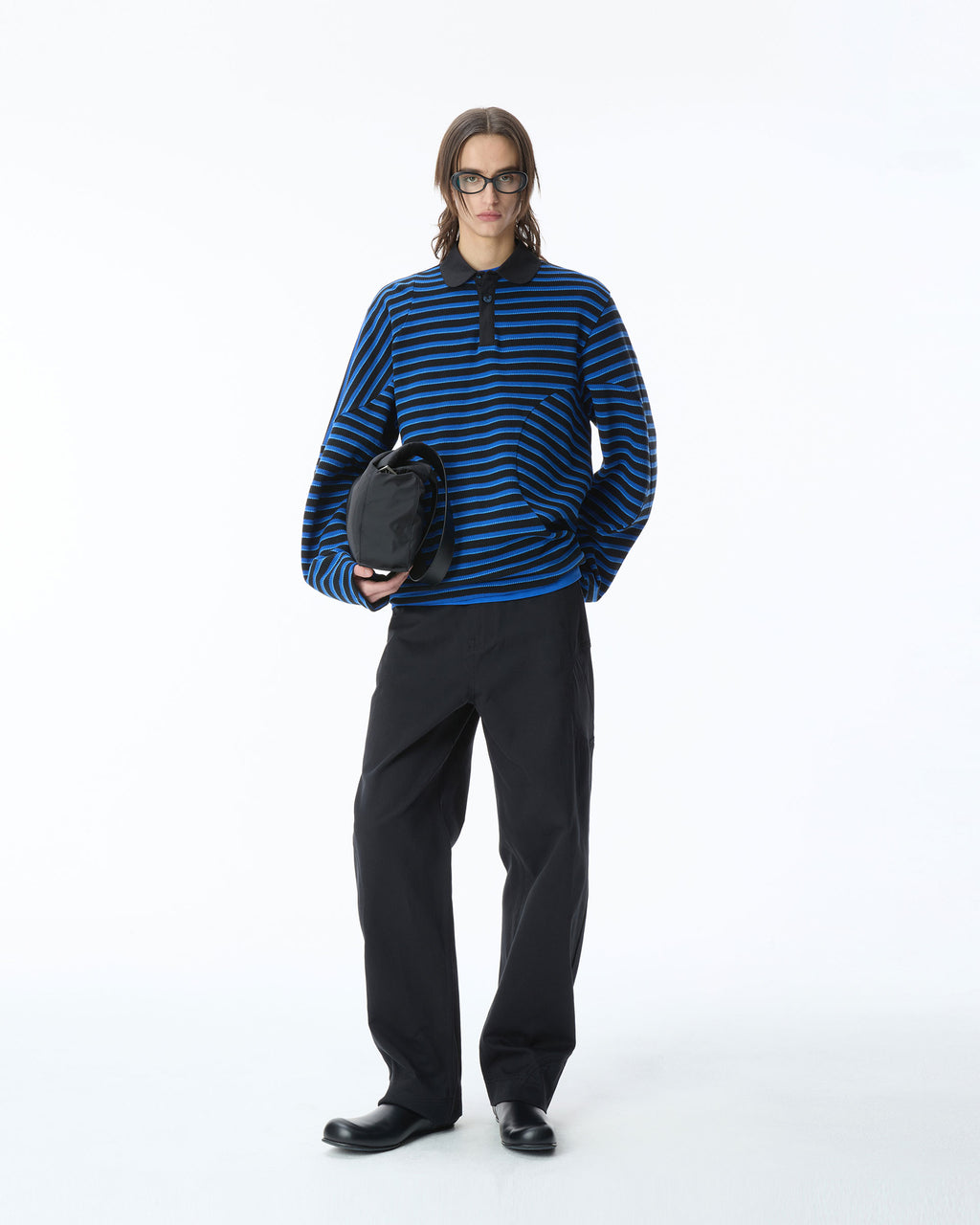 Ader Error - Polo LS T-shirt Product. 29 (Noir) product image 13 | TRAB K-Fashion Australia