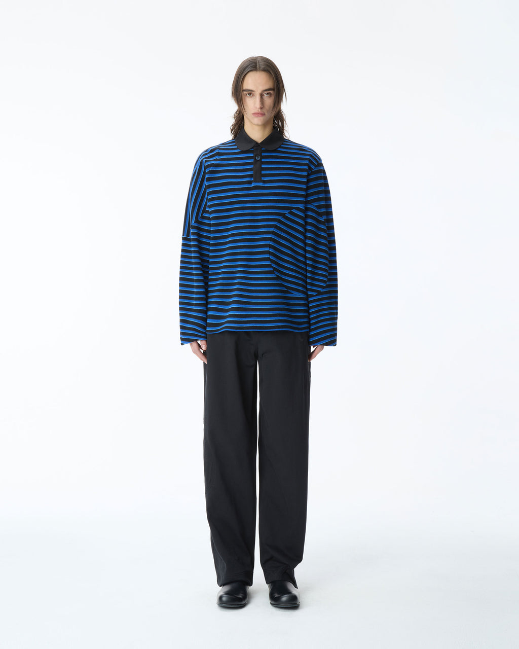 Ader Error - Polo LS T-shirt Product. 29 (Noir) product image 14 | TRAB K-Fashion Australia