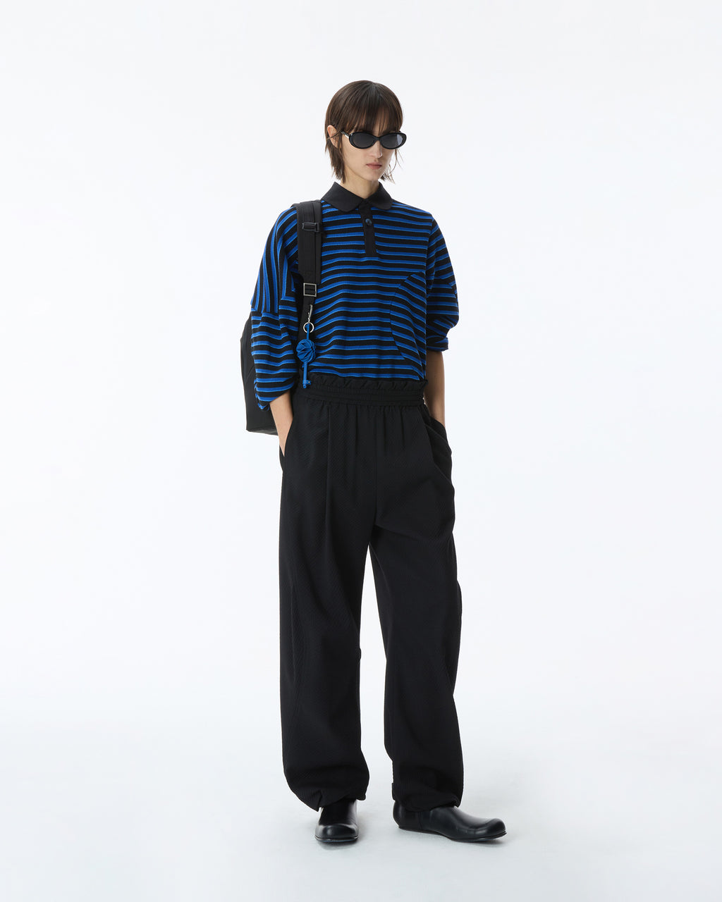 Ader Error - Polo LS T-shirt Product. 29 (Noir) product image 1 | TRAB K-Fashion Australia