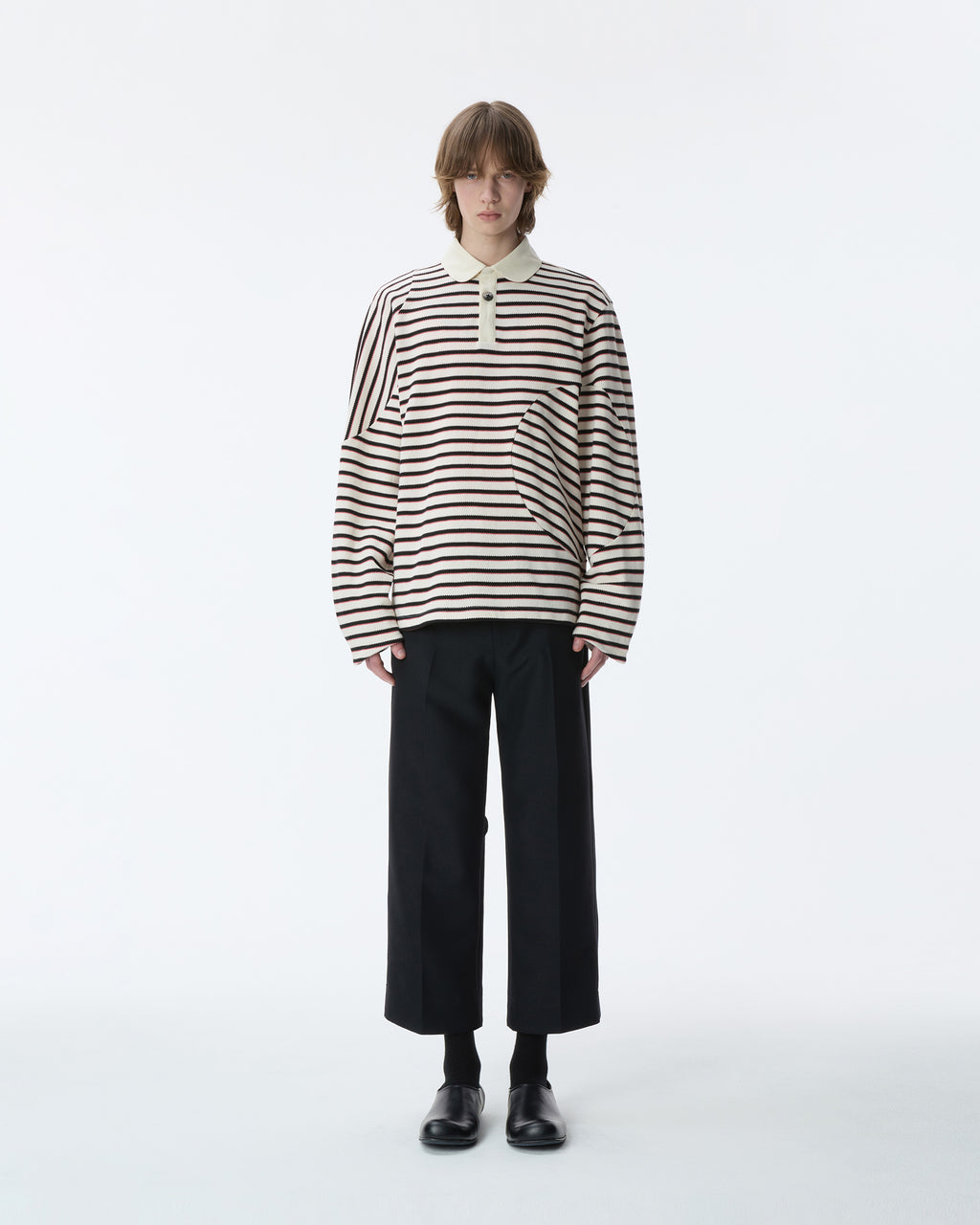 Ader Error - Polo LS T-shirt Product. 29 (Ivory) product image 11 | TRAB K-Fashion Australia