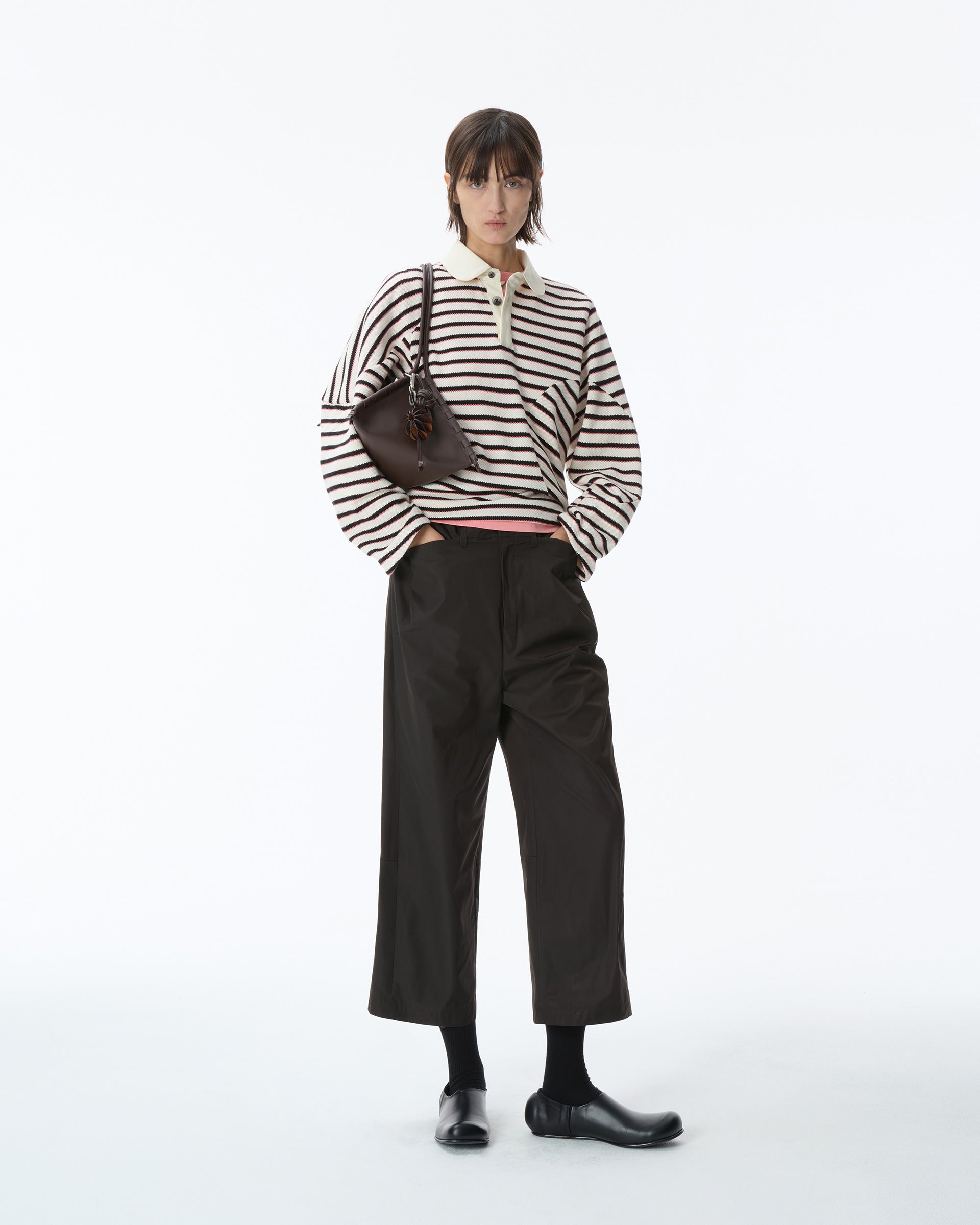 Ader Error - Polo LS T-shirt Product. 29 (Ivory) product image 1 | TRAB K-Fashion Australia