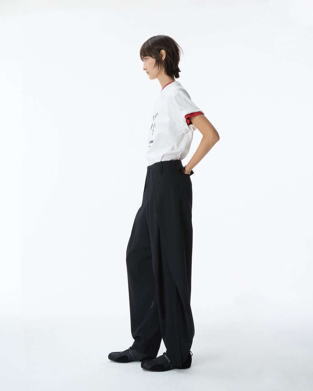 Ader Error - Slacks Product. 74 (Noir) product image 4 | TRAB K-Fashion Australia