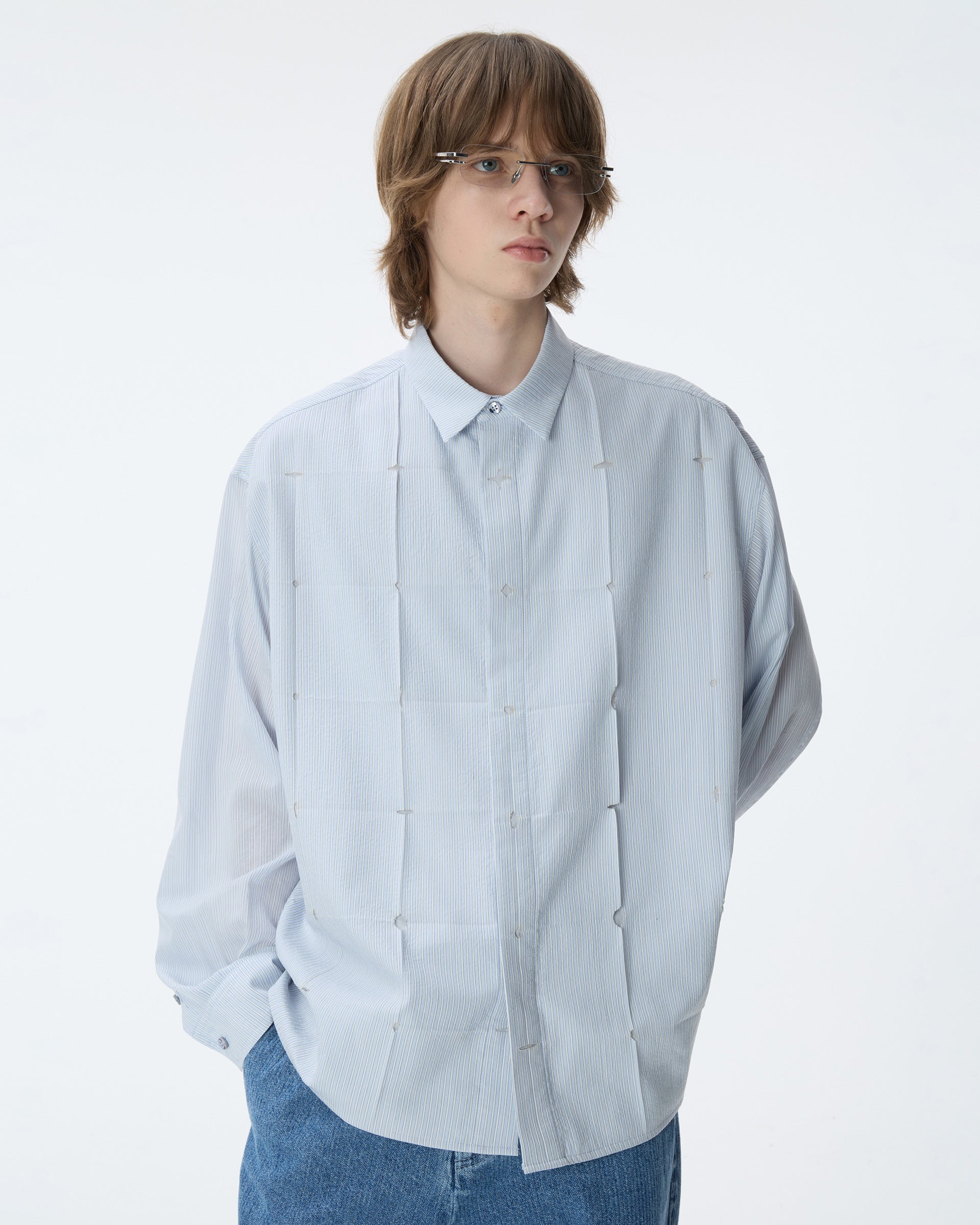 Ader Error - Shirt Product. 32 (Sky Blue) product image 14 | TRAB K-Fashion Australia