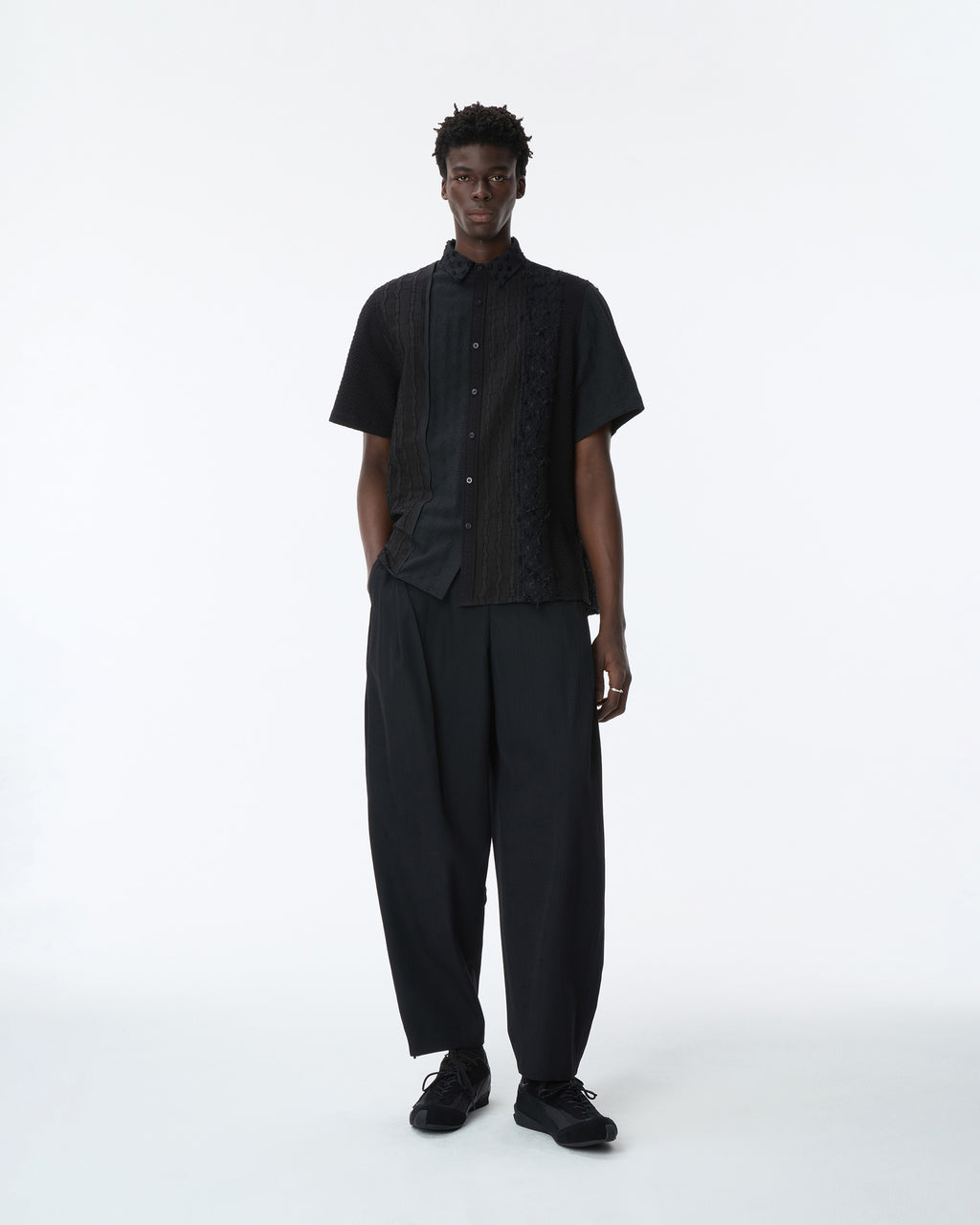 Ader Error - Half Sleeve Shirt Product. 36 (Noir) product image 8 | TRAB K-Fashion Australia