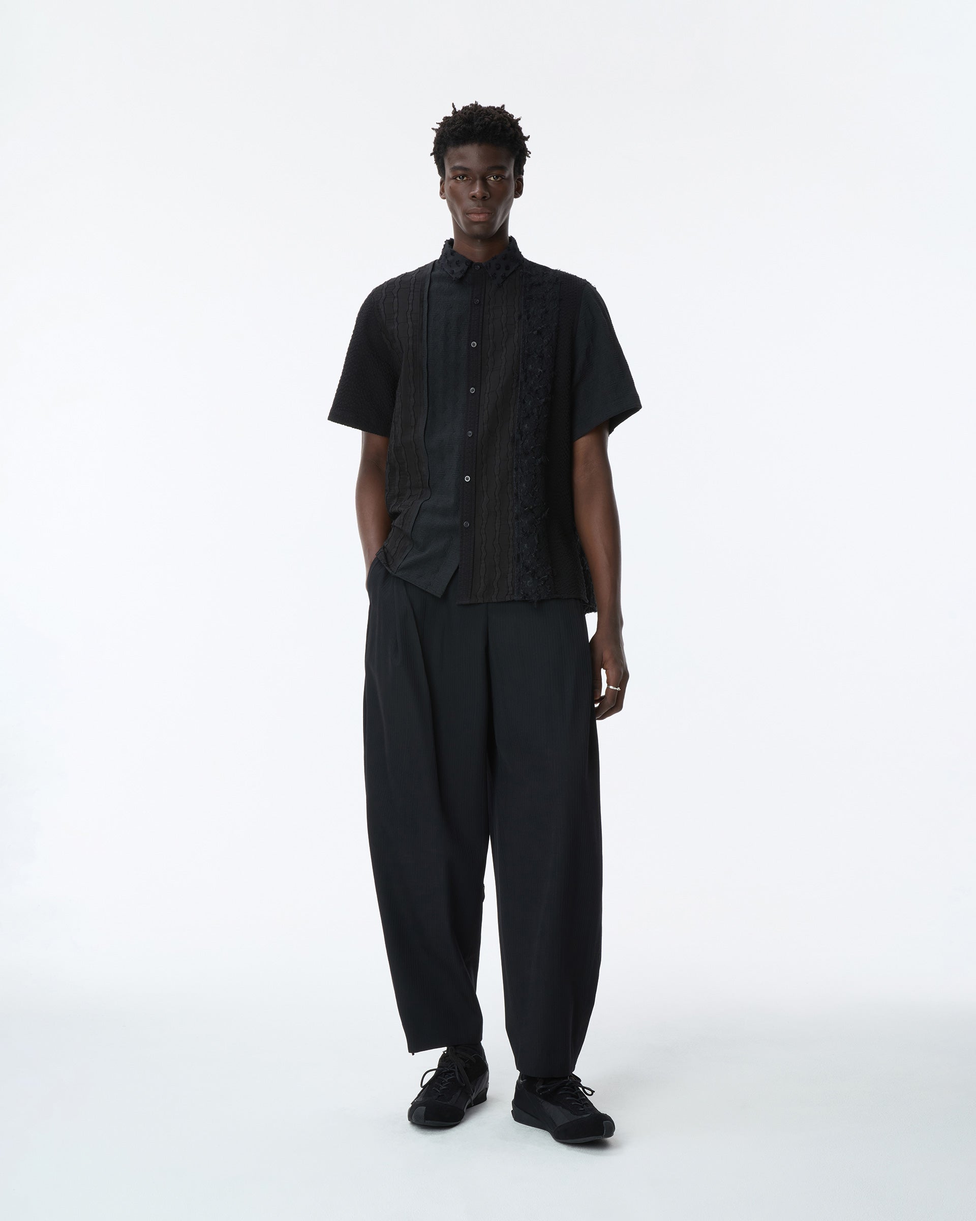 Ader Error - Half Sleeve Shirt Product. 36 (Noir) product image 8 | TRAB K-Fashion Australia